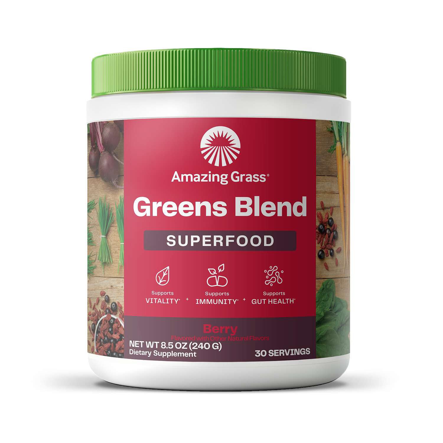 Greens Blend Superfood - Berry - 8.5 oz. (30 Servings)