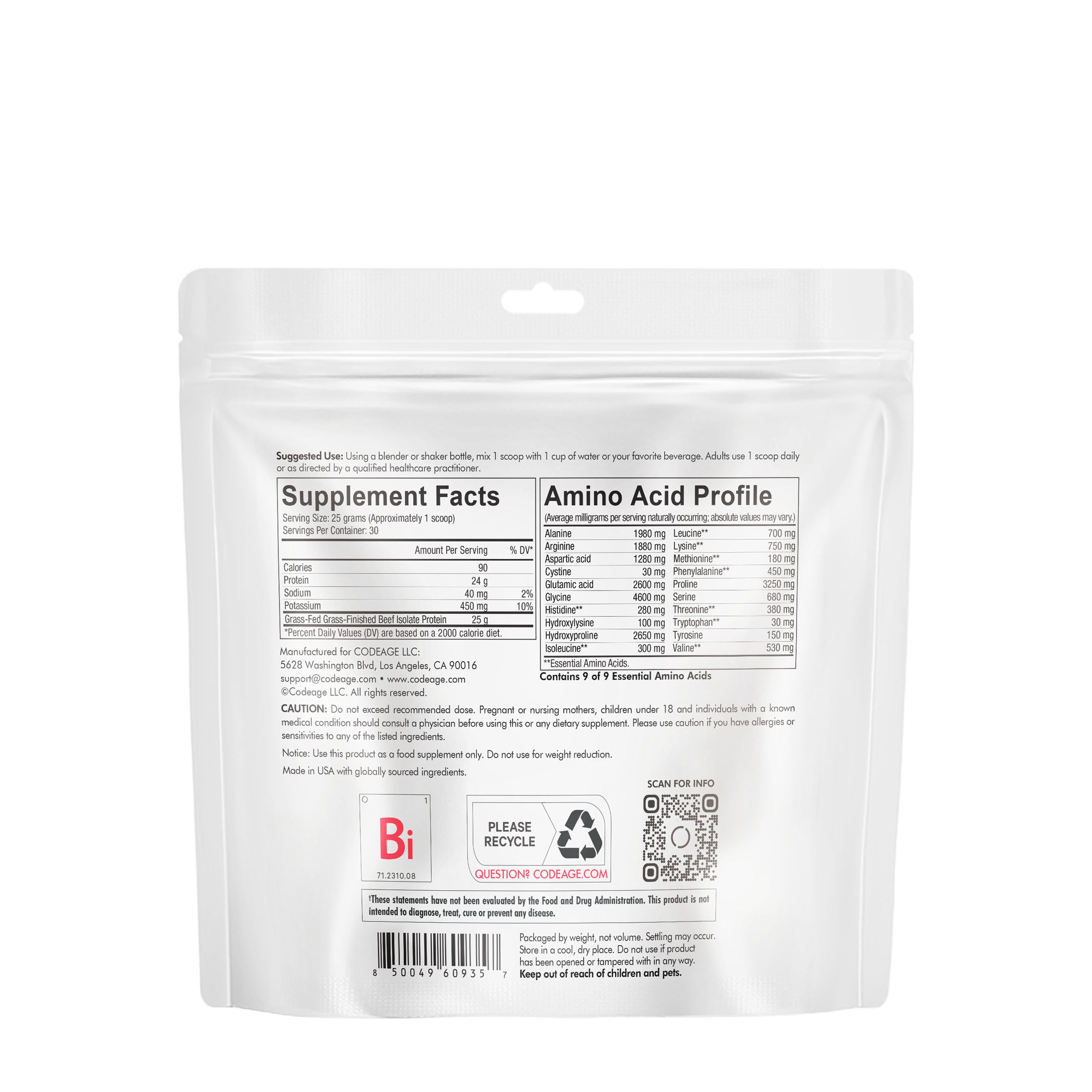Beef Isolate Protein - Unflavored &#40;30 Servings&#41;  | GNC