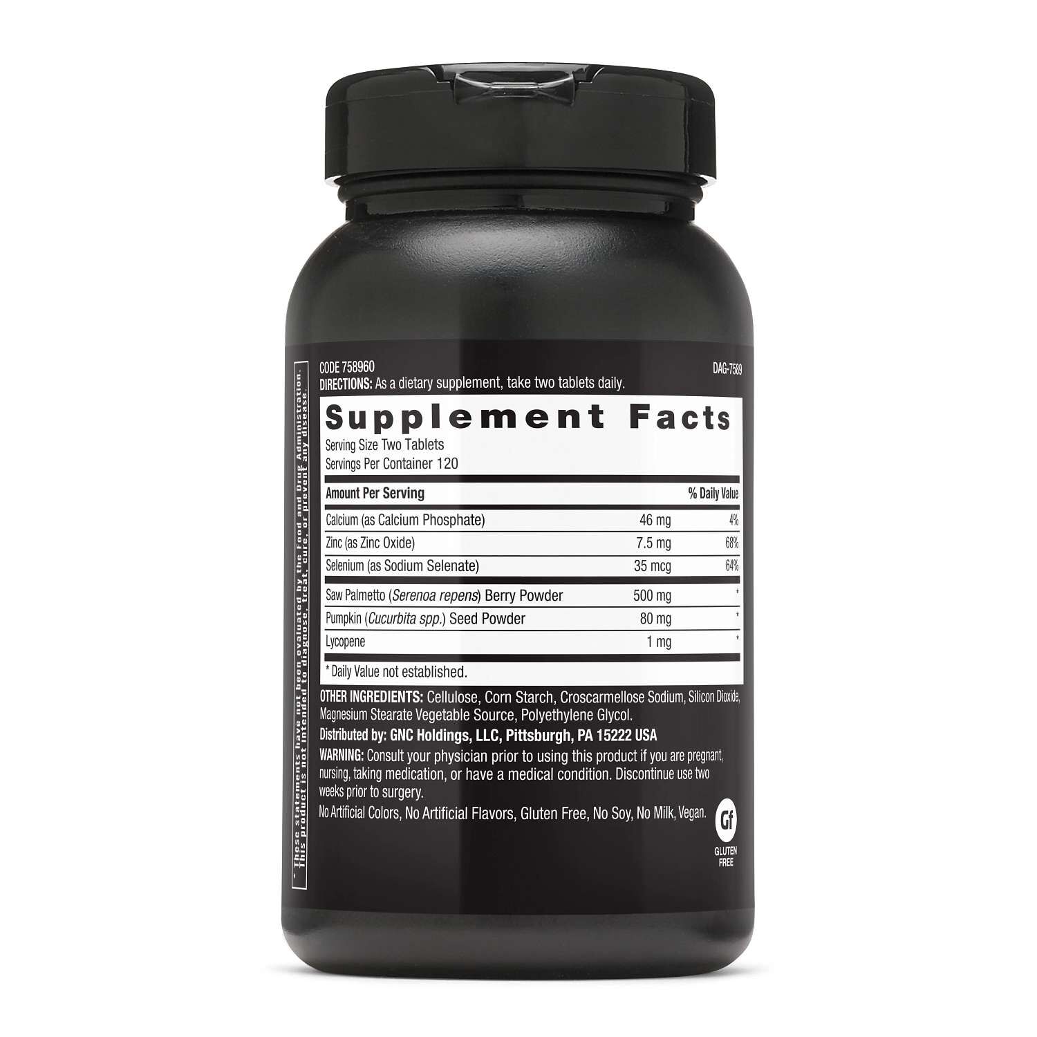 Saw Palmetto Formula - 240 Tablets (120 Servings)  | GNC