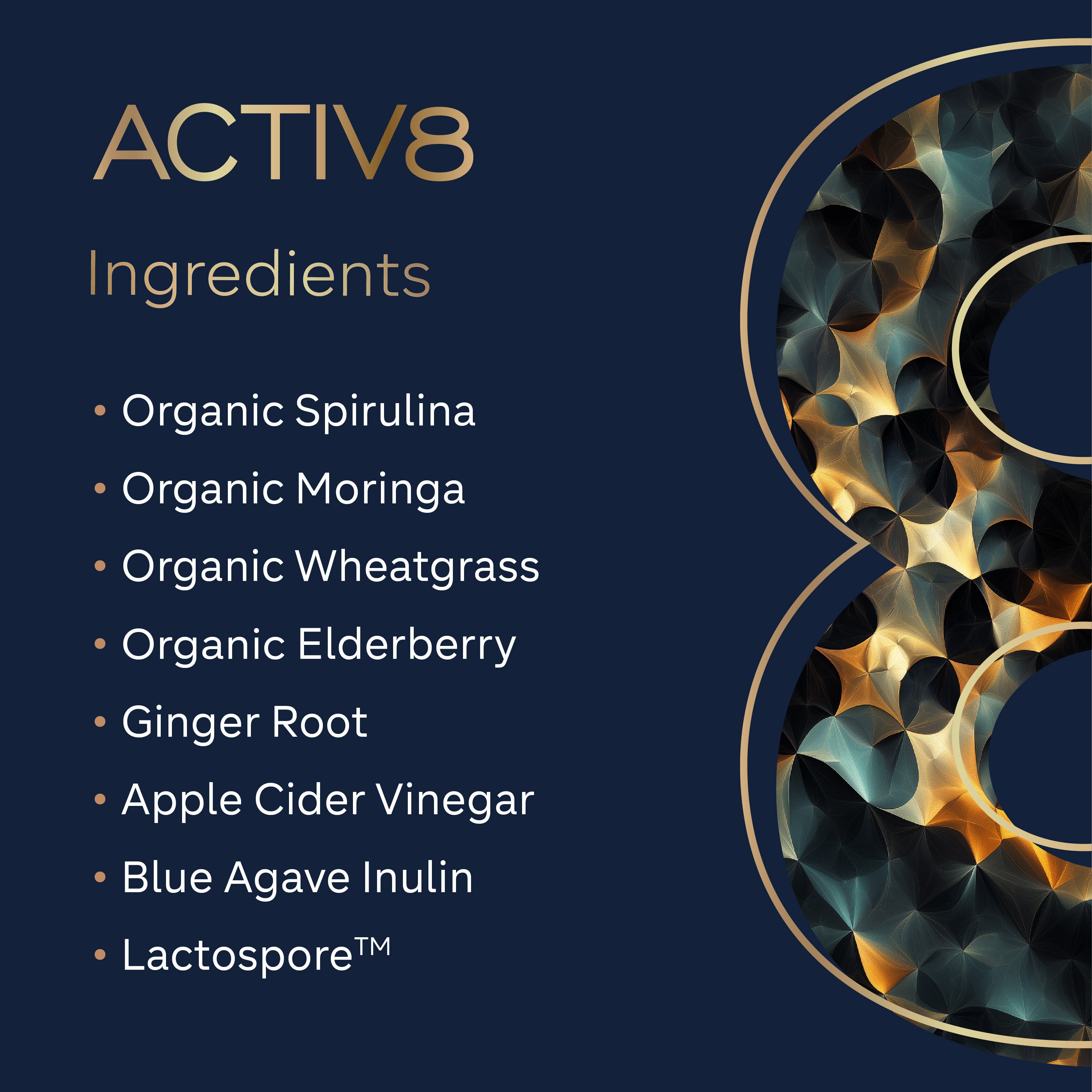 Activ8 Immunity + Gut Health - Crisp Green Apple (28 Servings)