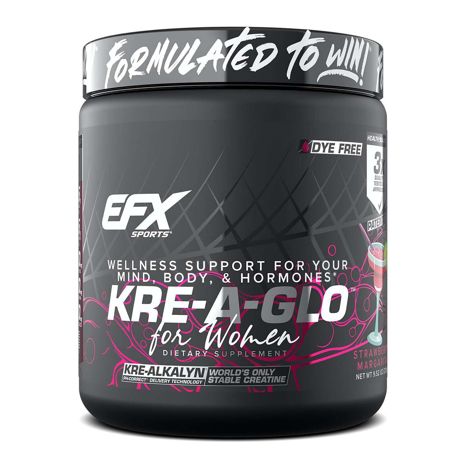 Kre-A-Glo for Women - Strawberry Margarita (30 Servings)  | GNC