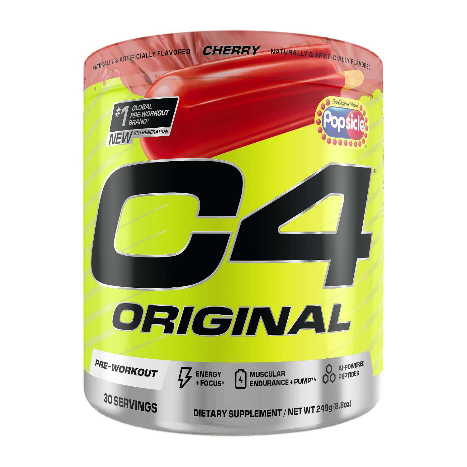 C4 Original Pre-Workout - Cherry Popsicle (30 Servings)