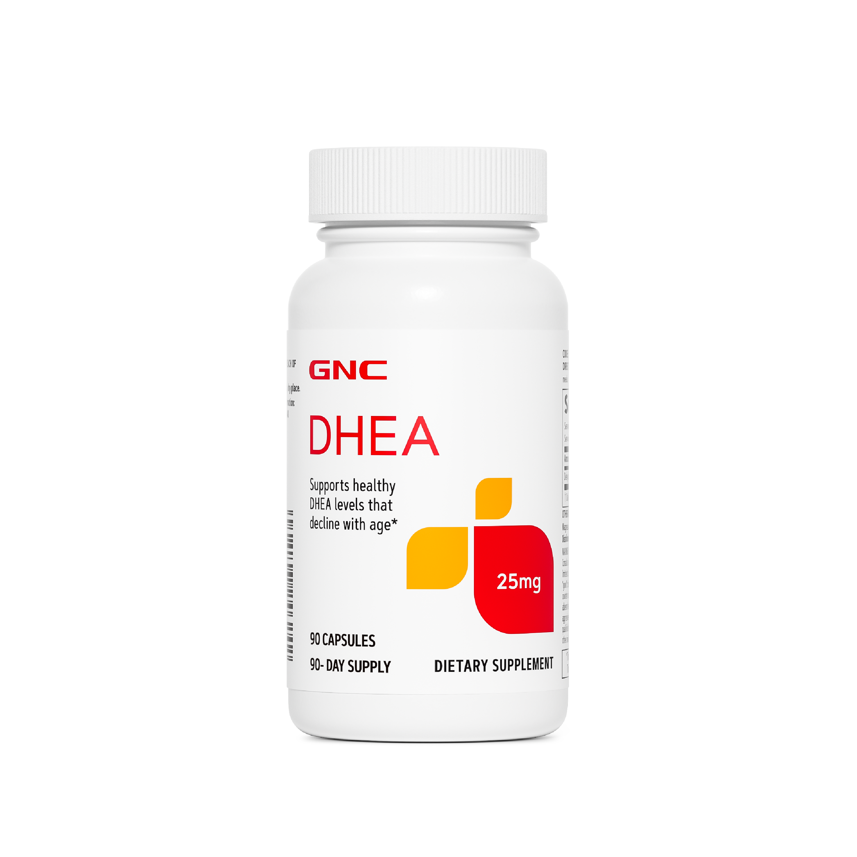 DHEA 25mg - 90 Capsules (90 Servings)  | GNC