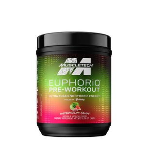 EuphoriQ&trade; Nootropic Energy Pre-Workout - Watermelon Candy &#40;20 Servings&#41; Watermelon Candy | GNC