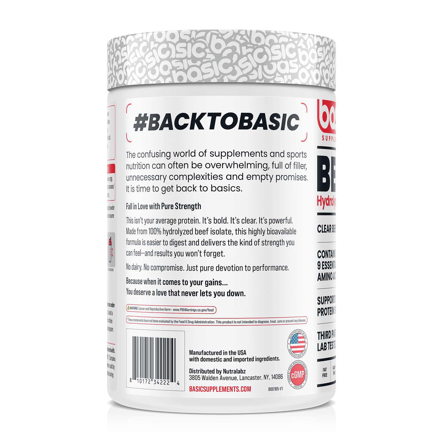 Beef Iso - Tropical Orange Mango (30 Servings)