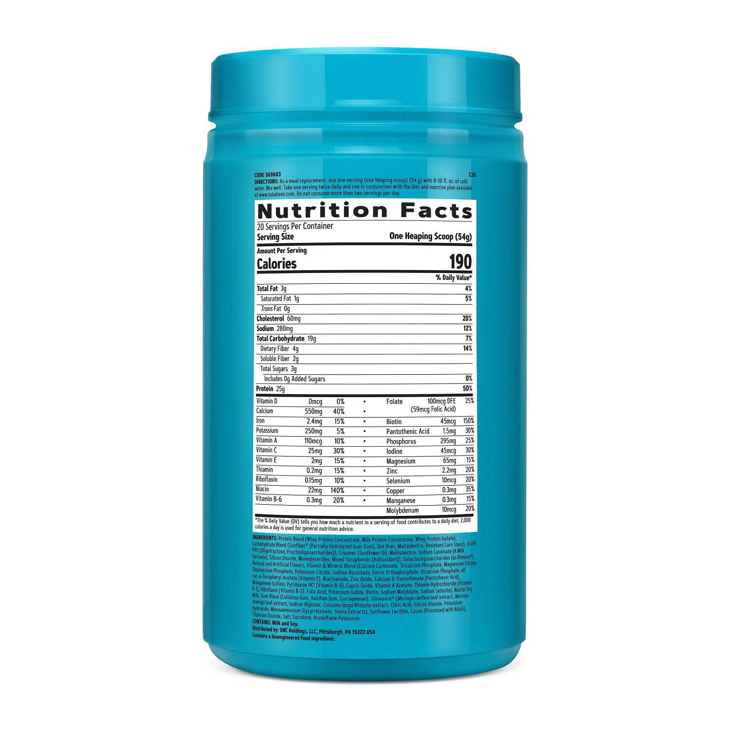 Lean Shake&trade; + Slimvance&reg; Caffeine Free - Vanilla Caramel (20 Servings)