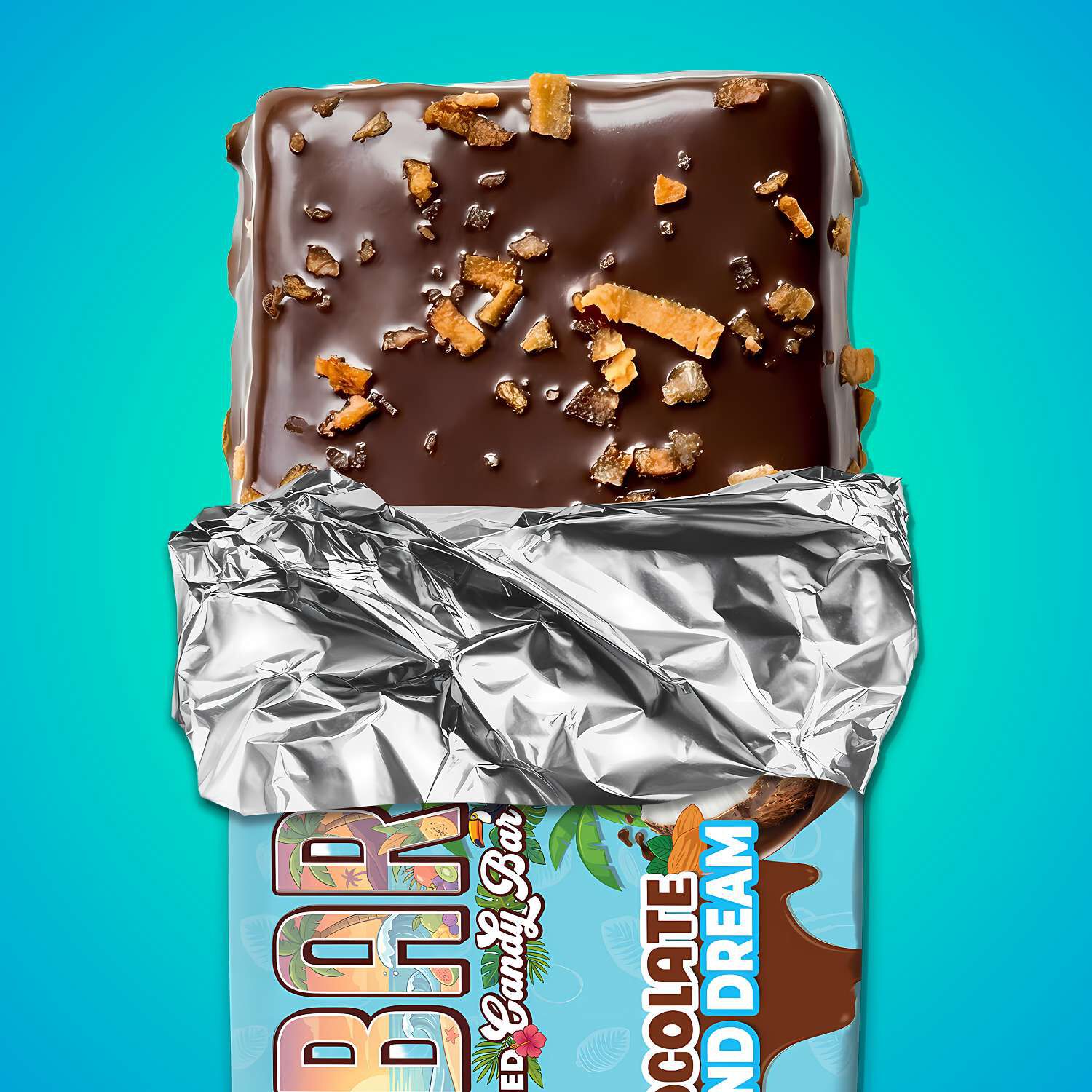 Protein Candy Bar - Dark Chocolate Coco Almond Dream (12 Bars)