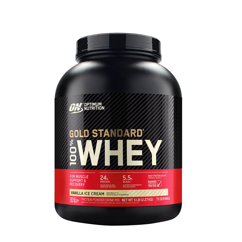 Optimum Nutrition Whey Protein Powder - Vanilla Ice Cream