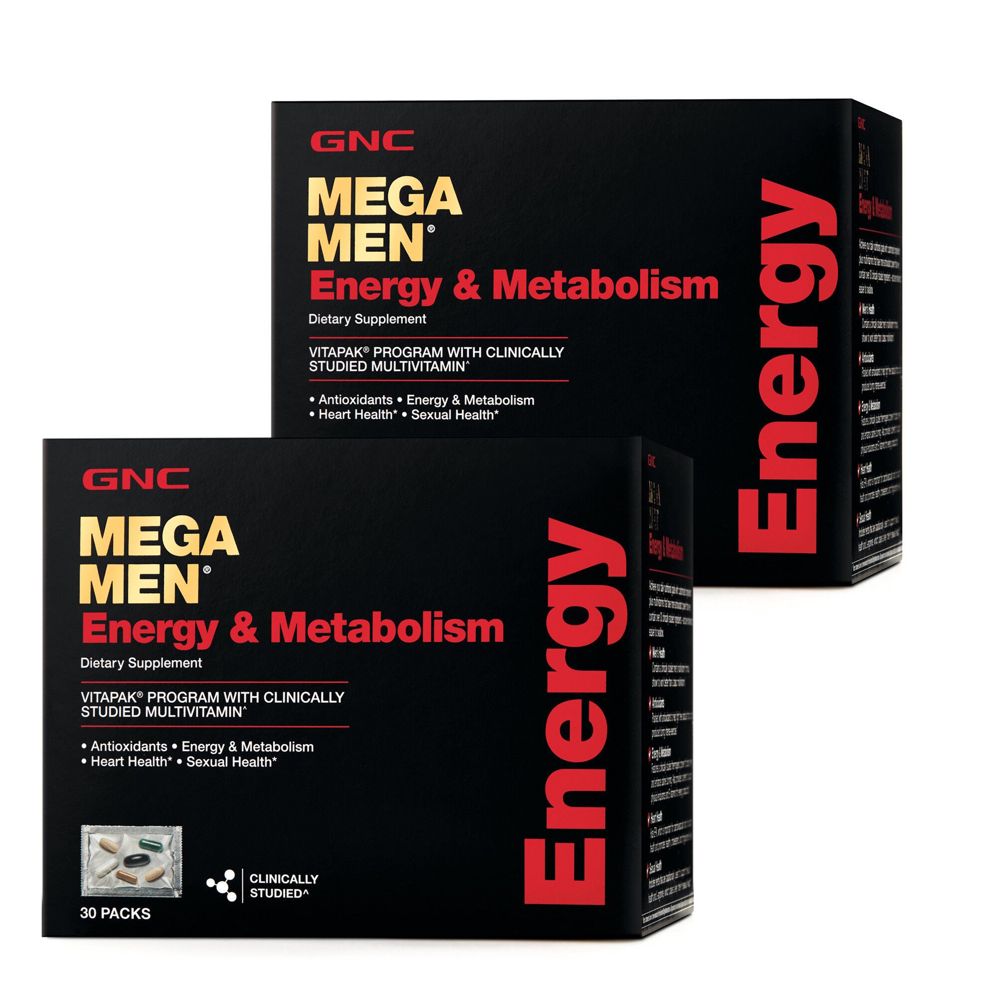 Energy metabolism vitapak program twin pack gnc