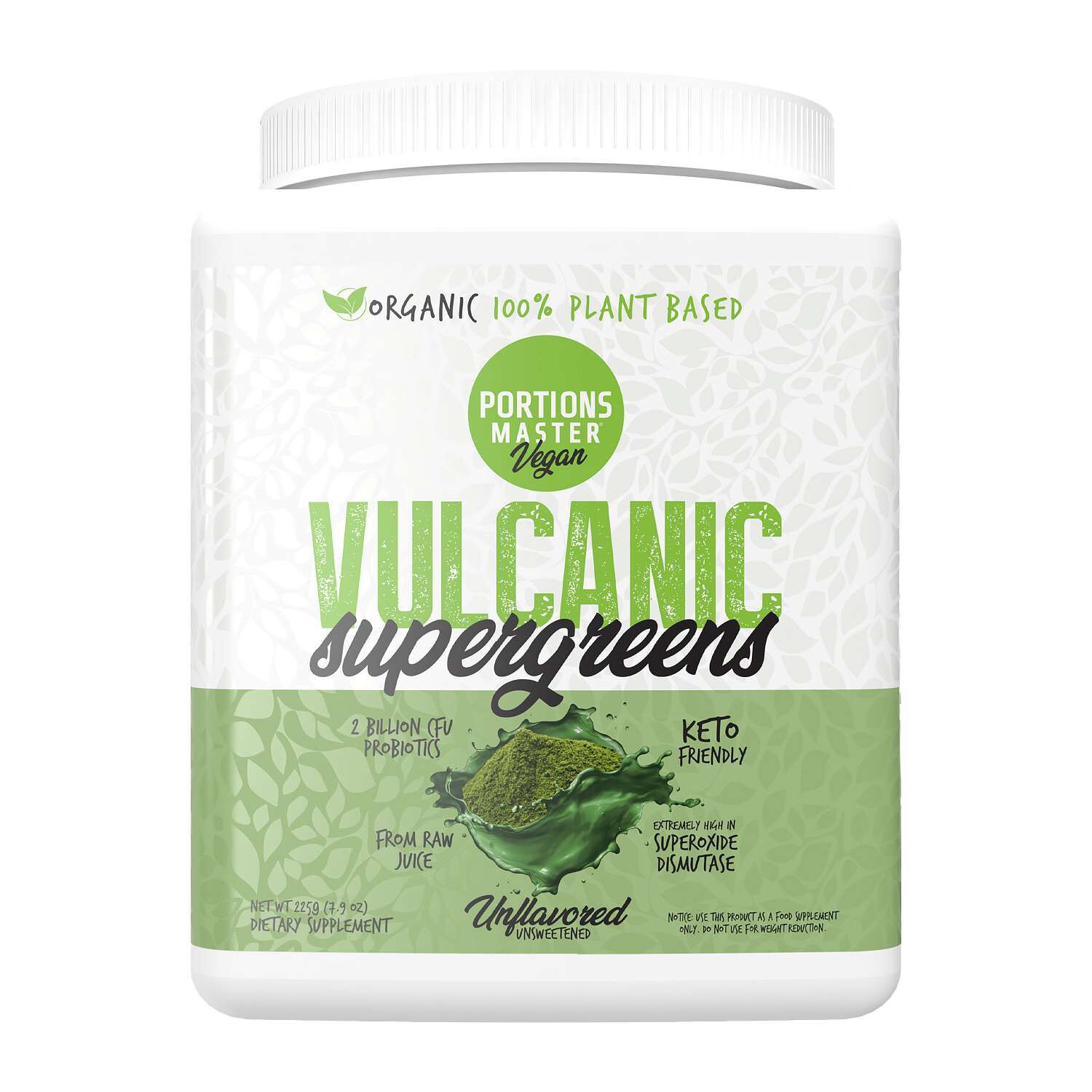 Vulcanic Supergreens - Unflavored -7.9 oz. (45 Servings)