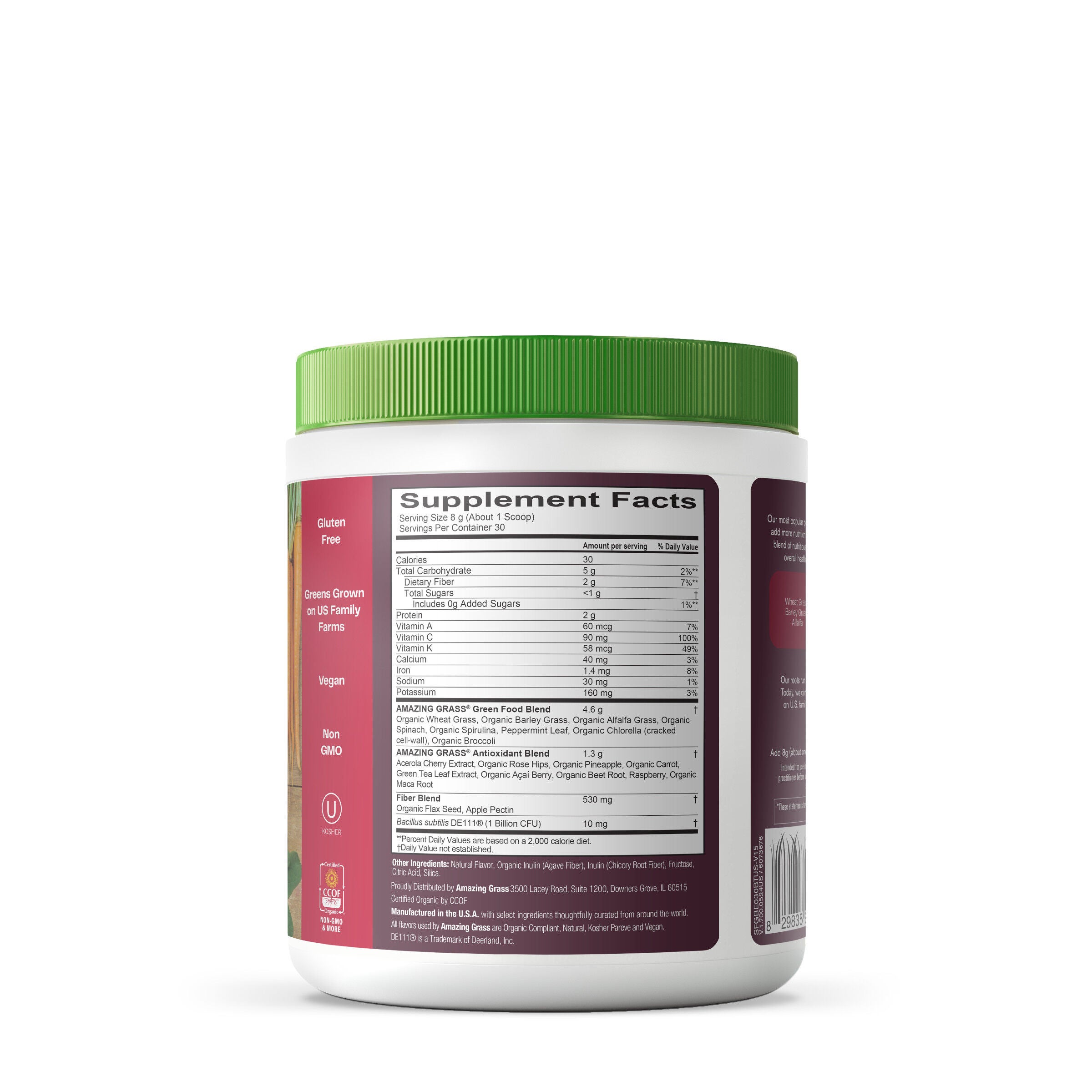 Greens Blend Superfood - Berry - 8.5 oz. (30 Servings) Berry | GNC