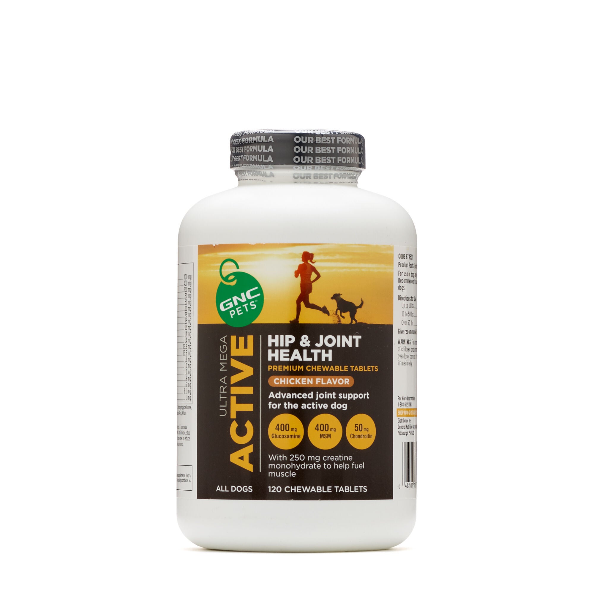 Gnc Pets Gnc Ultra Mega Hip Joint Health Sport Yummy Chicken Flavor Gnc