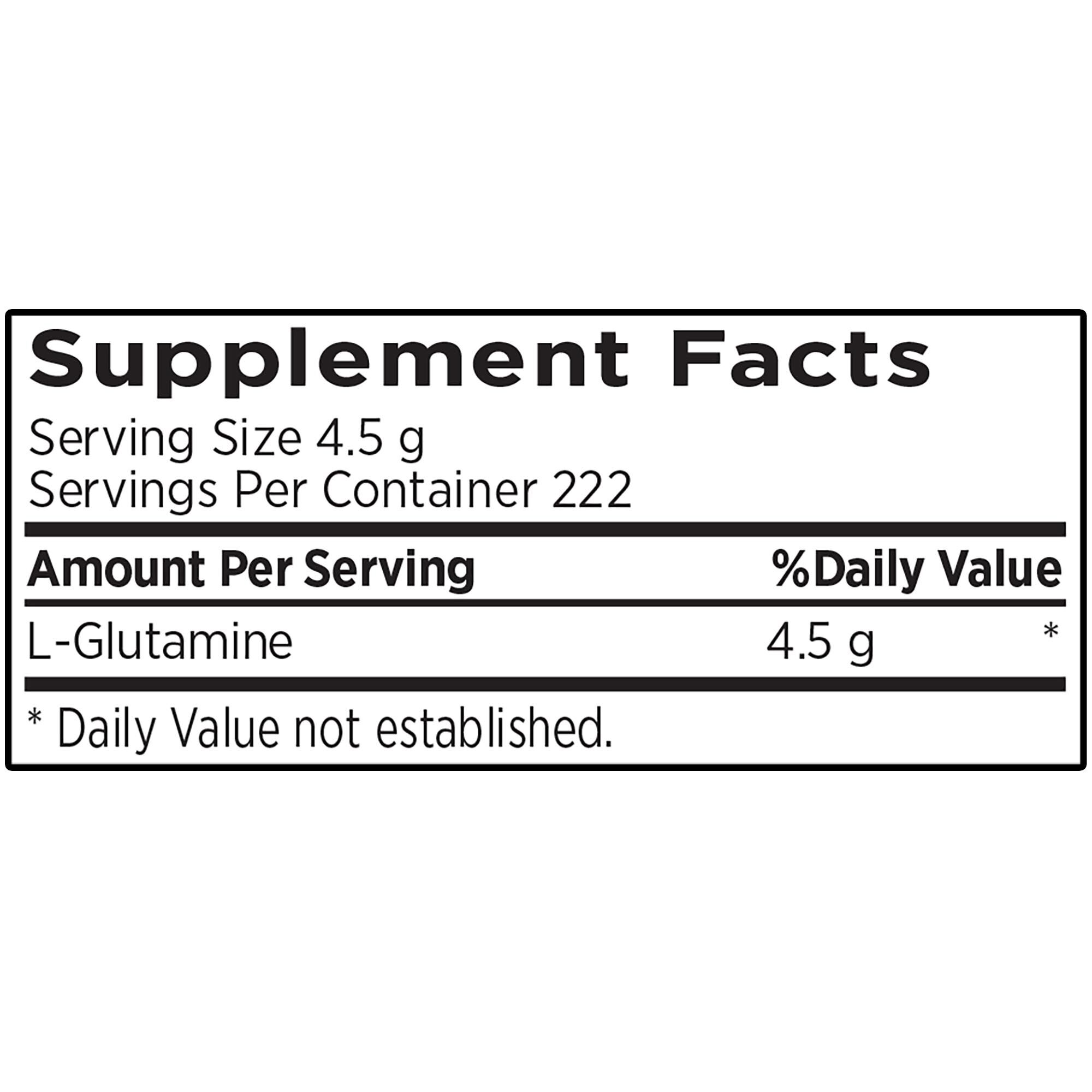 Glutamine Amino Acid - 4.5G (222 Servings)  | GNC