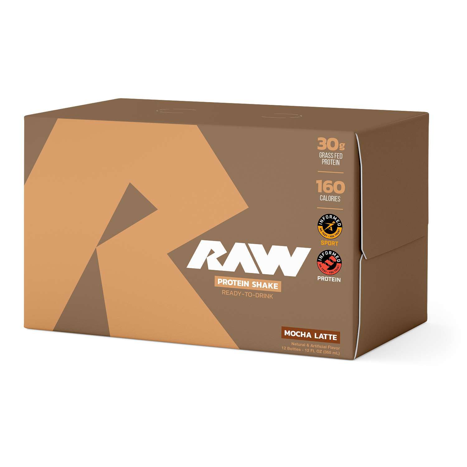 Protein Shake RTD - Mocha Latte - 12 fl oz. (12 Bottles)