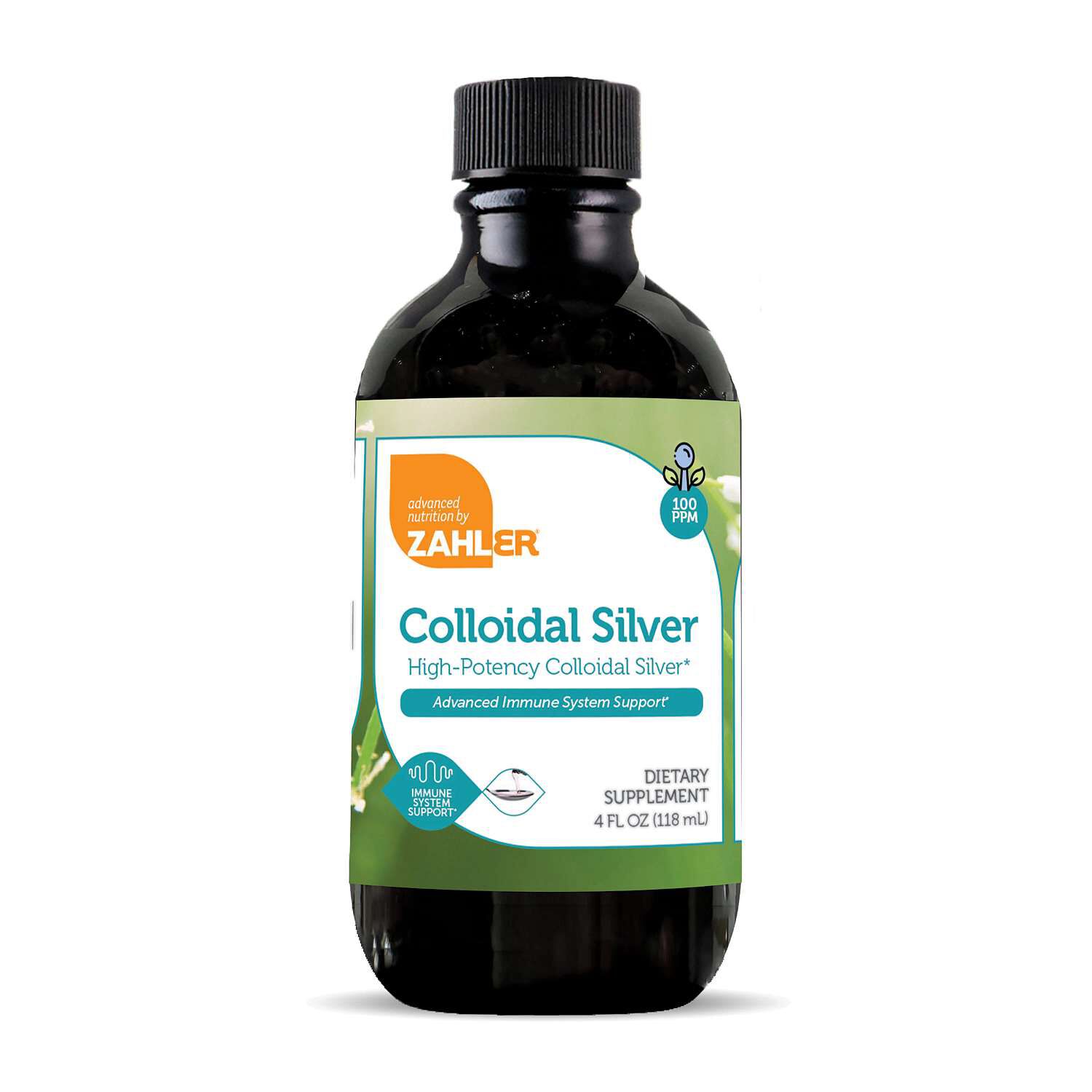 Liquid Colloidal Silver - 4 fl oz (23 Servings)  | GNC