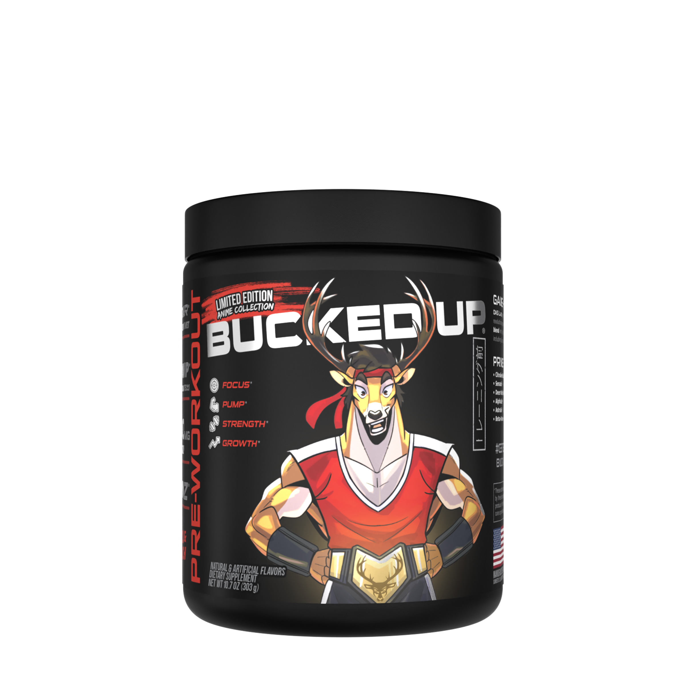 Bucked Up Pre-Workout - Yuzu & Peach (30 Servings)