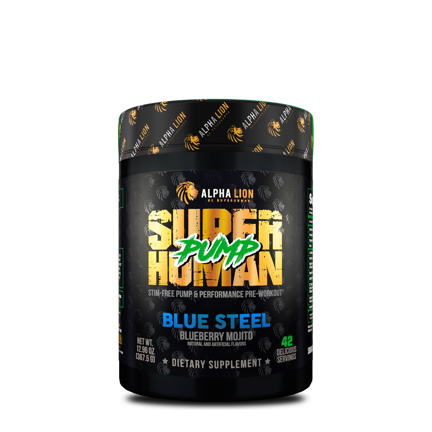Alpha Lion Super Human Pump Blue Steel