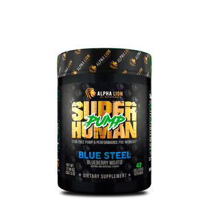 Superhuman Pump Stim-Free Pump Pre-Workout - Blueberry Mojito &#40;24 Servings&#41; Blueberry Mojito | GNC