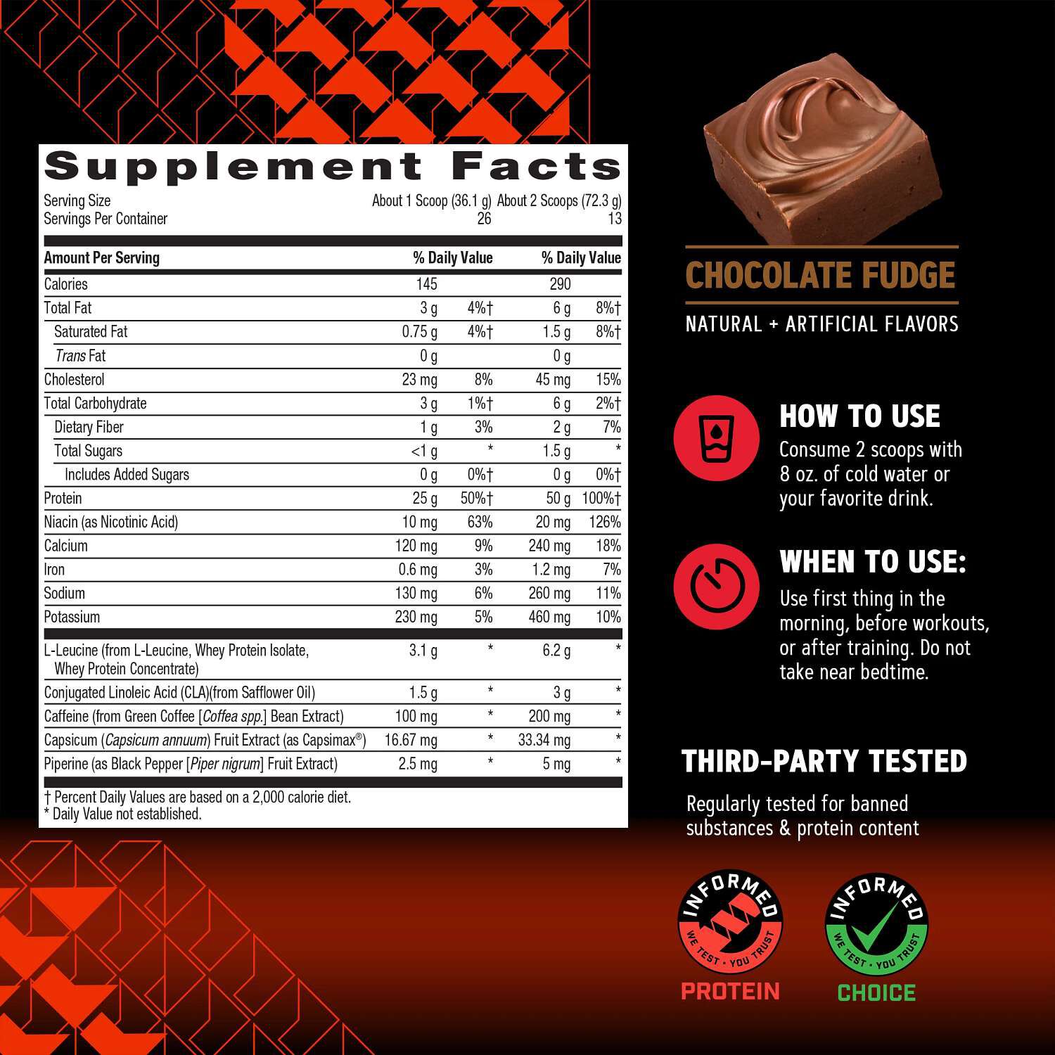 Wheybolic&reg; Ripped - Chocolate Fudge (13 Servings) Chocolate Fudge | GNC
