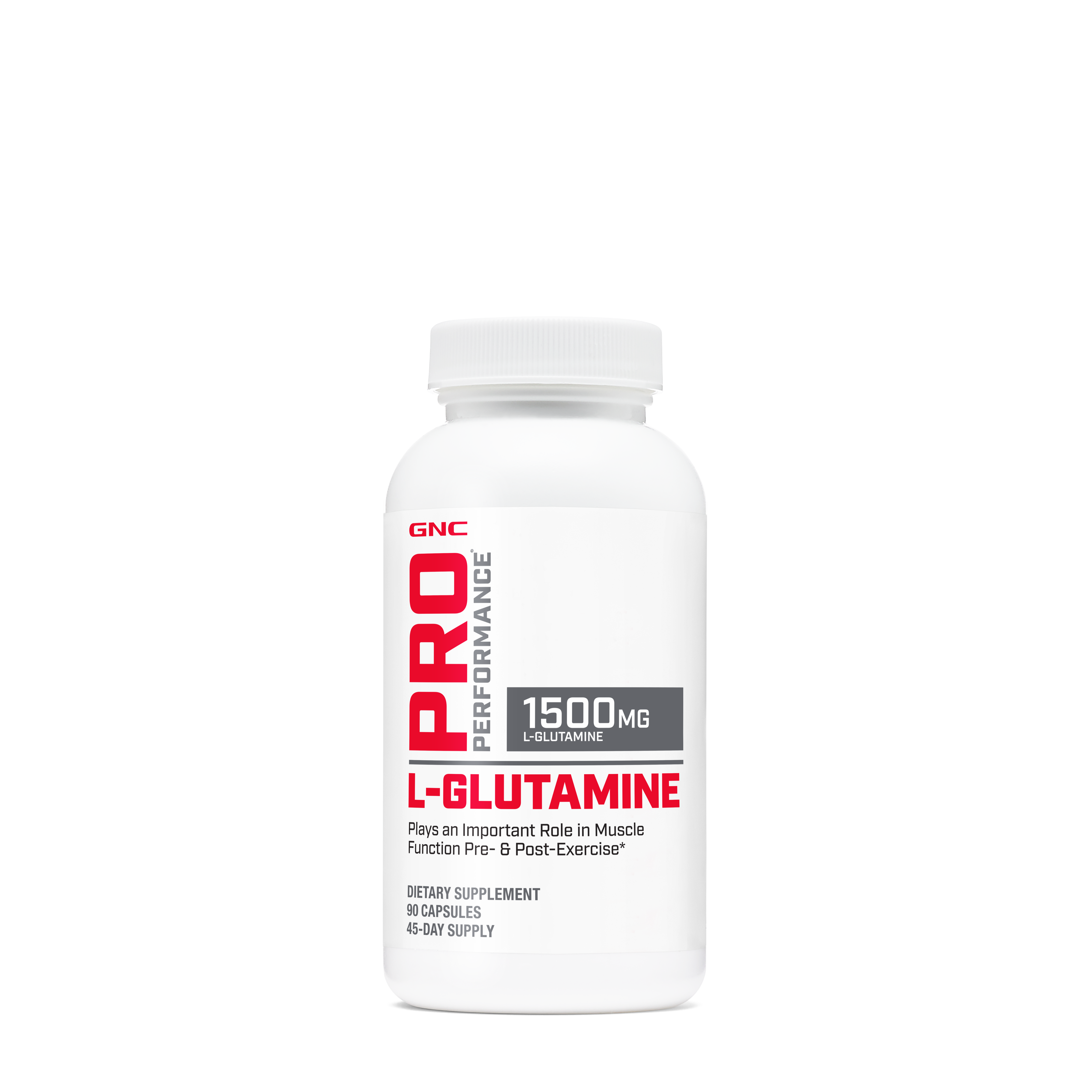 L-Glutamine - 90 Capsules (45 Servings)  | GNC