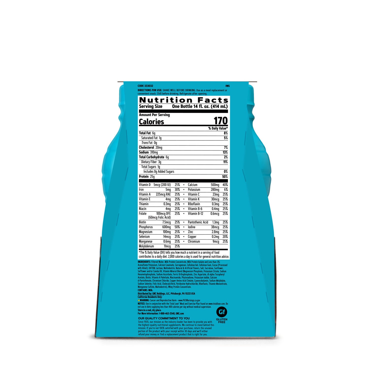 Lean Shake - Cookies &amp; Cream - 14oz. (4 Bottles) Cookies and Cream | GNC