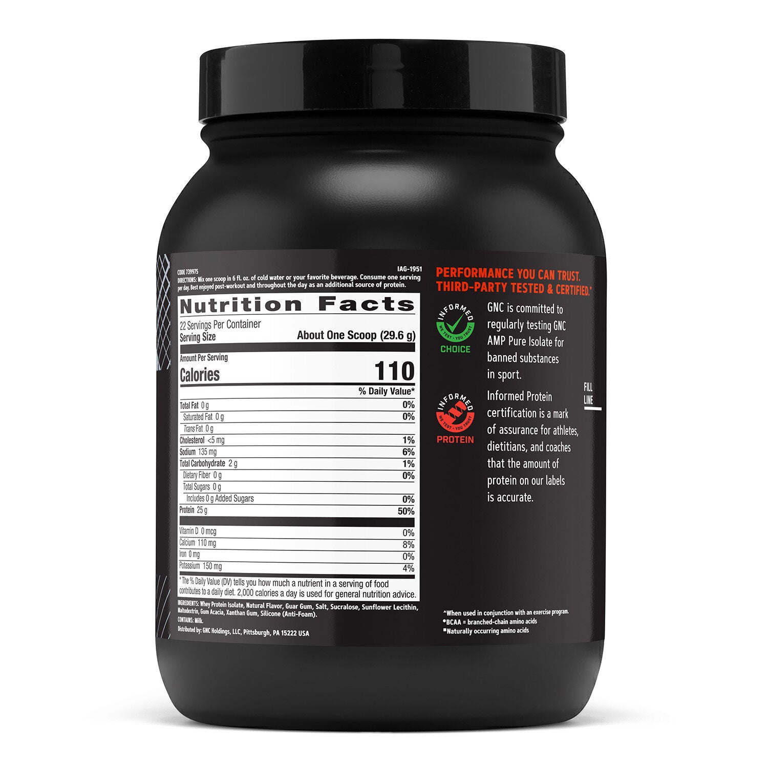 Pure Isolate Whey Protein - Banana Cream (22 Servings)