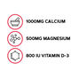 Calcium Plus&reg; Magnesium &amp; Vitamin D-3 1000 mg - 180 Caplets &#40;60 Servings&#41;  | GNC