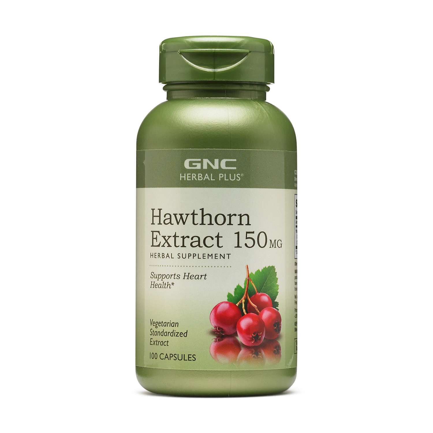 Hawthorn Extract 150mg - 100 Capsules (100 Servings)  | GNC