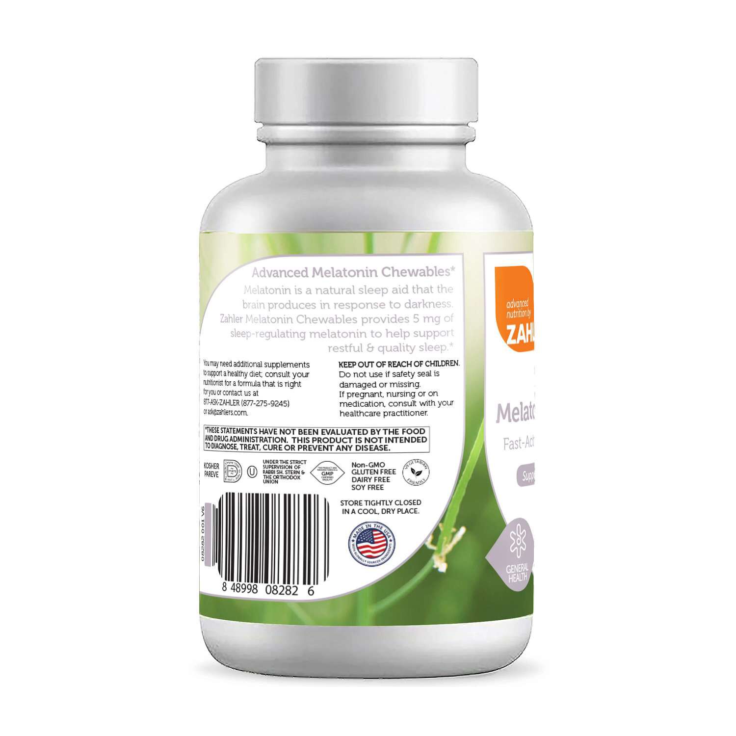 Melatonin 5mg - Orange - 120 Chewable Tablets  | GNC