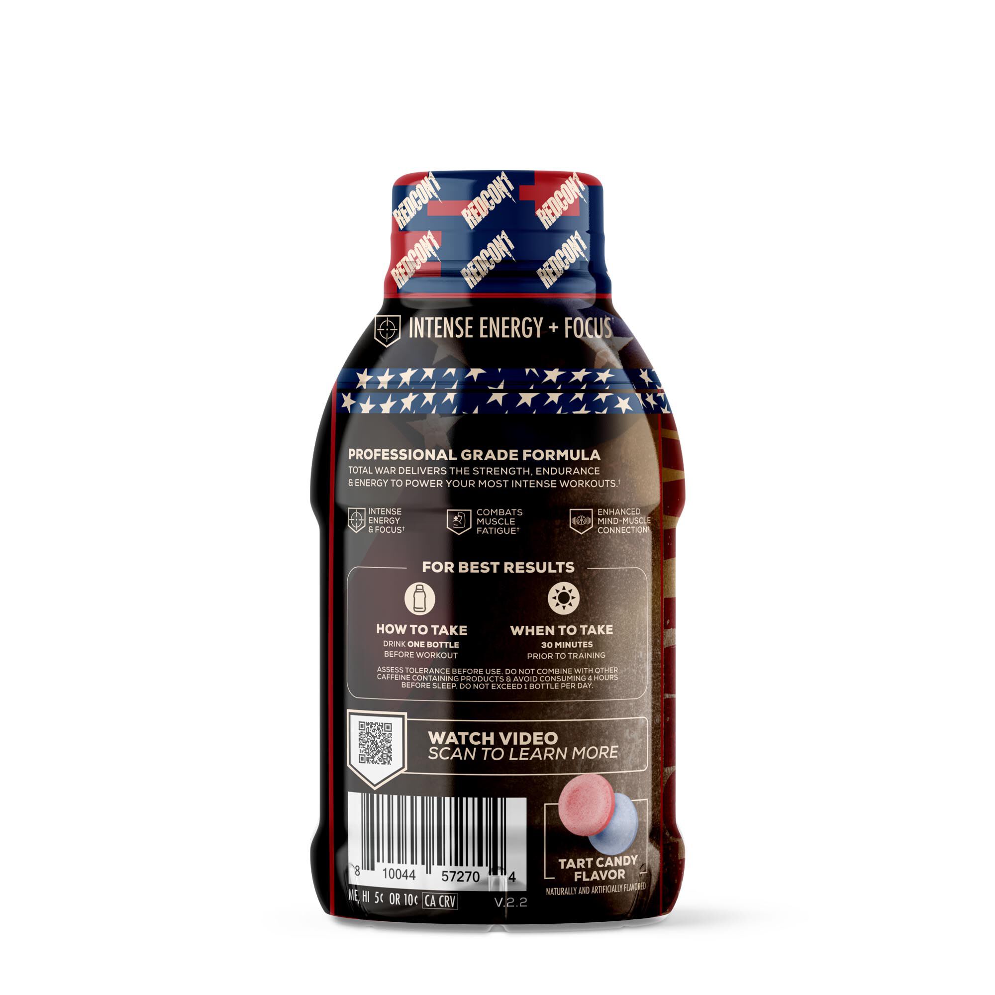 Total War Preworkout Drink - Patriot - 12oz. (12 Bottles) Patriot | GNC