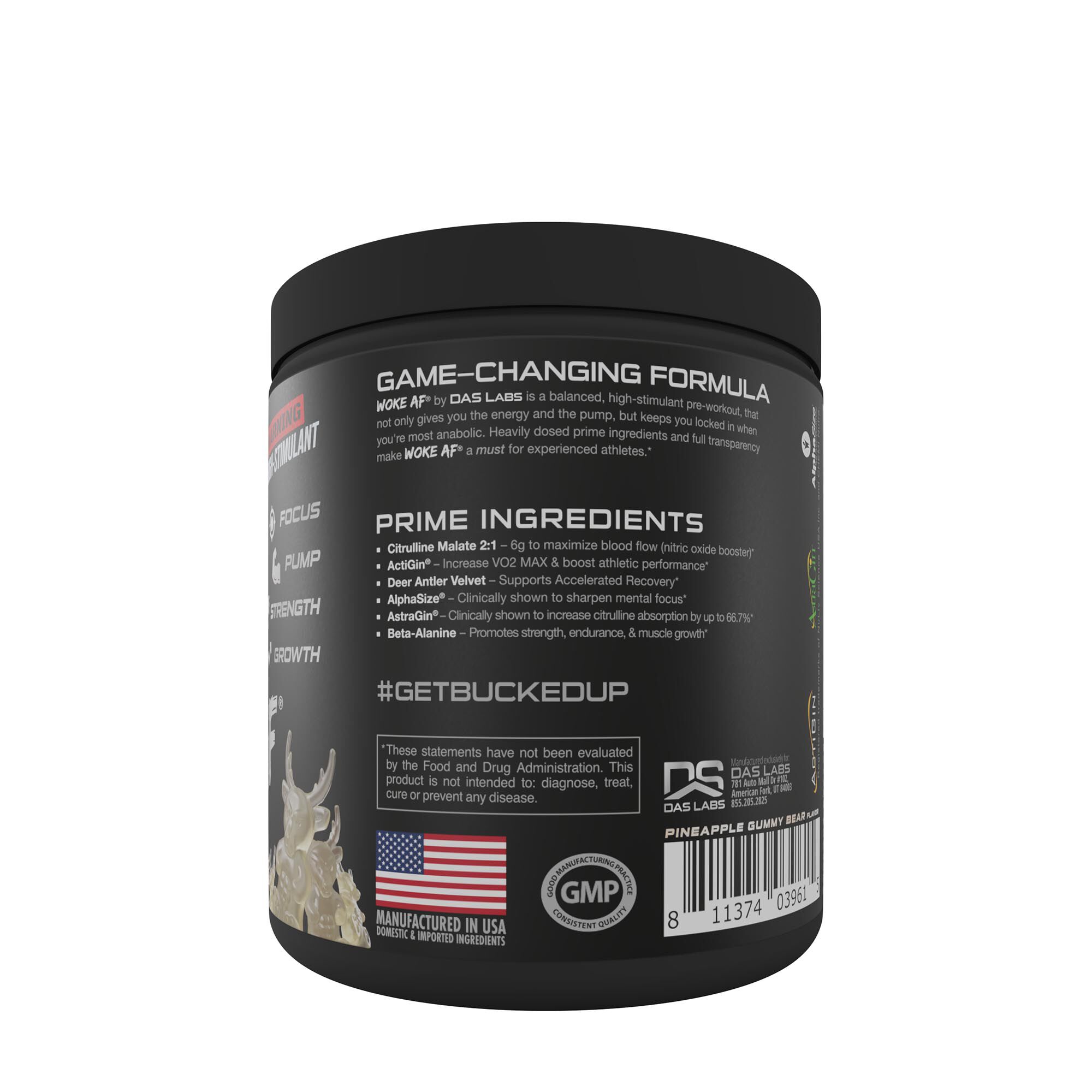 Nootropic Preworkout - White Gummy Deer (30 Servings)