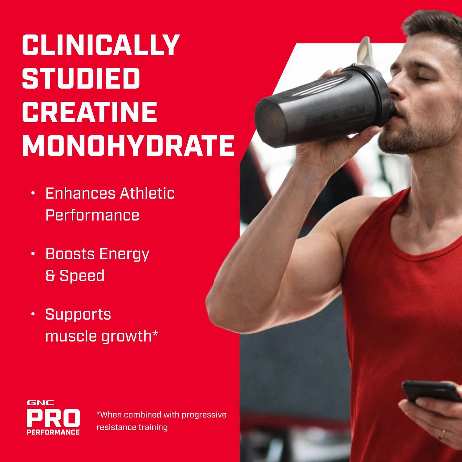 Creatine Monohydrate - Blue Raspberry (30 Servings) Blue Raspberry | GNC