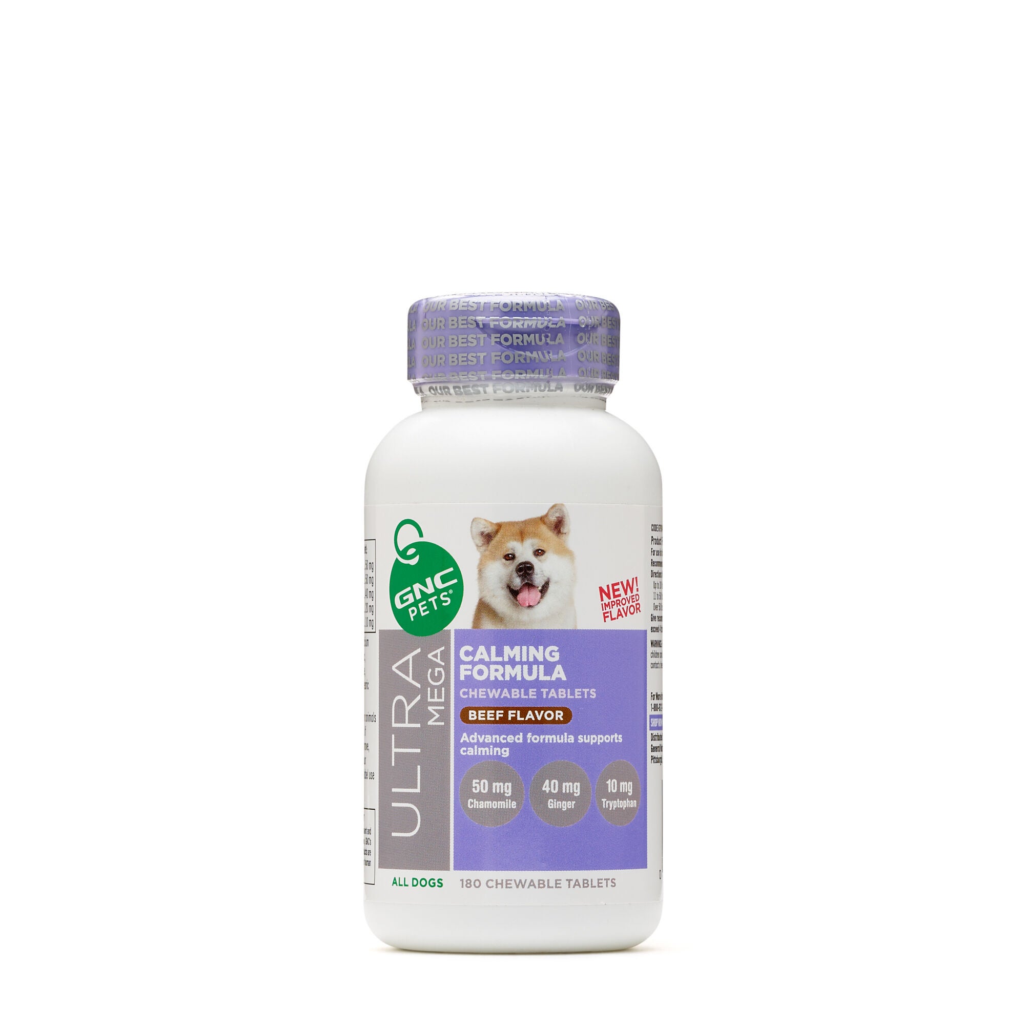 Gnc Pets Ultra Mega Calming Formula All Dogs Beef Flavor Gnc