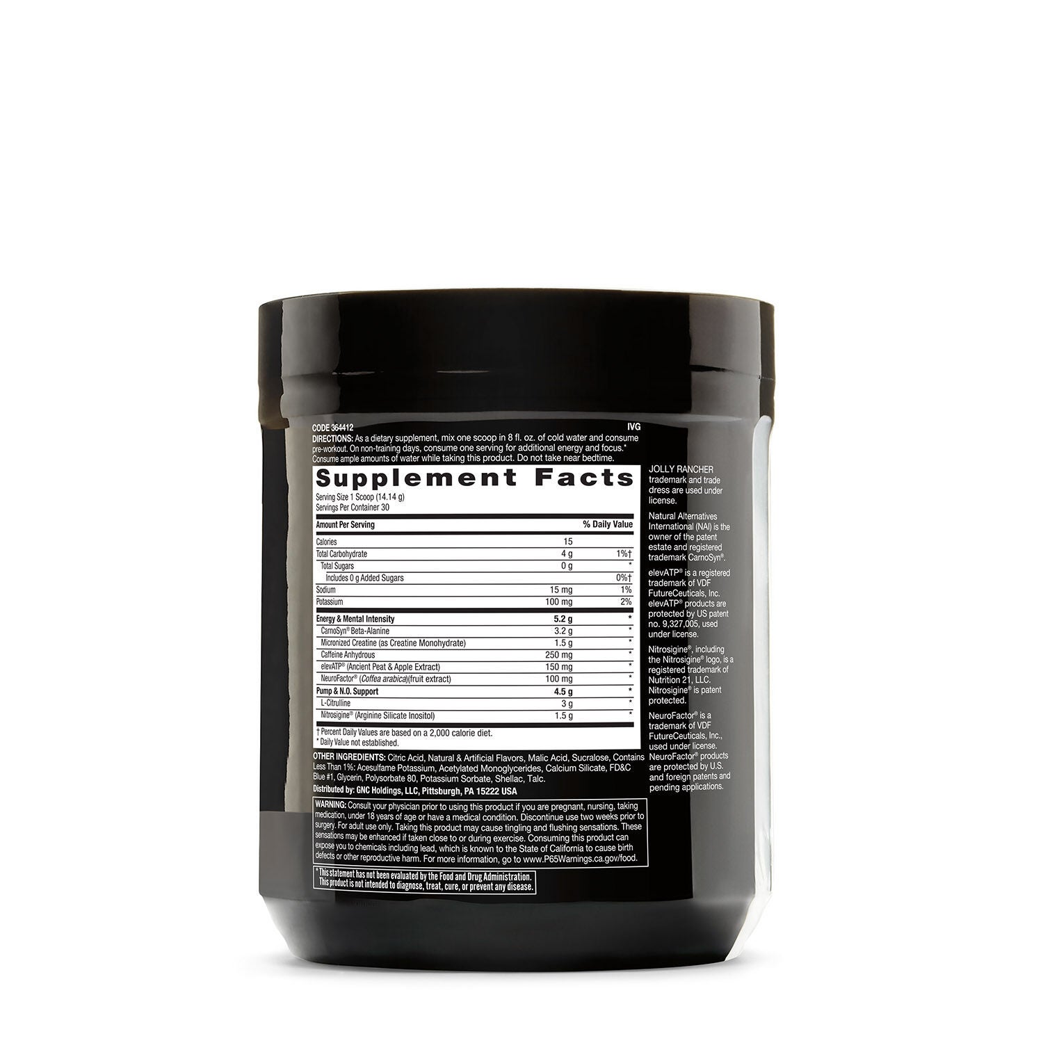 Beyond Raw LIT - Jolly Rancher Blue Raspberry | GNC