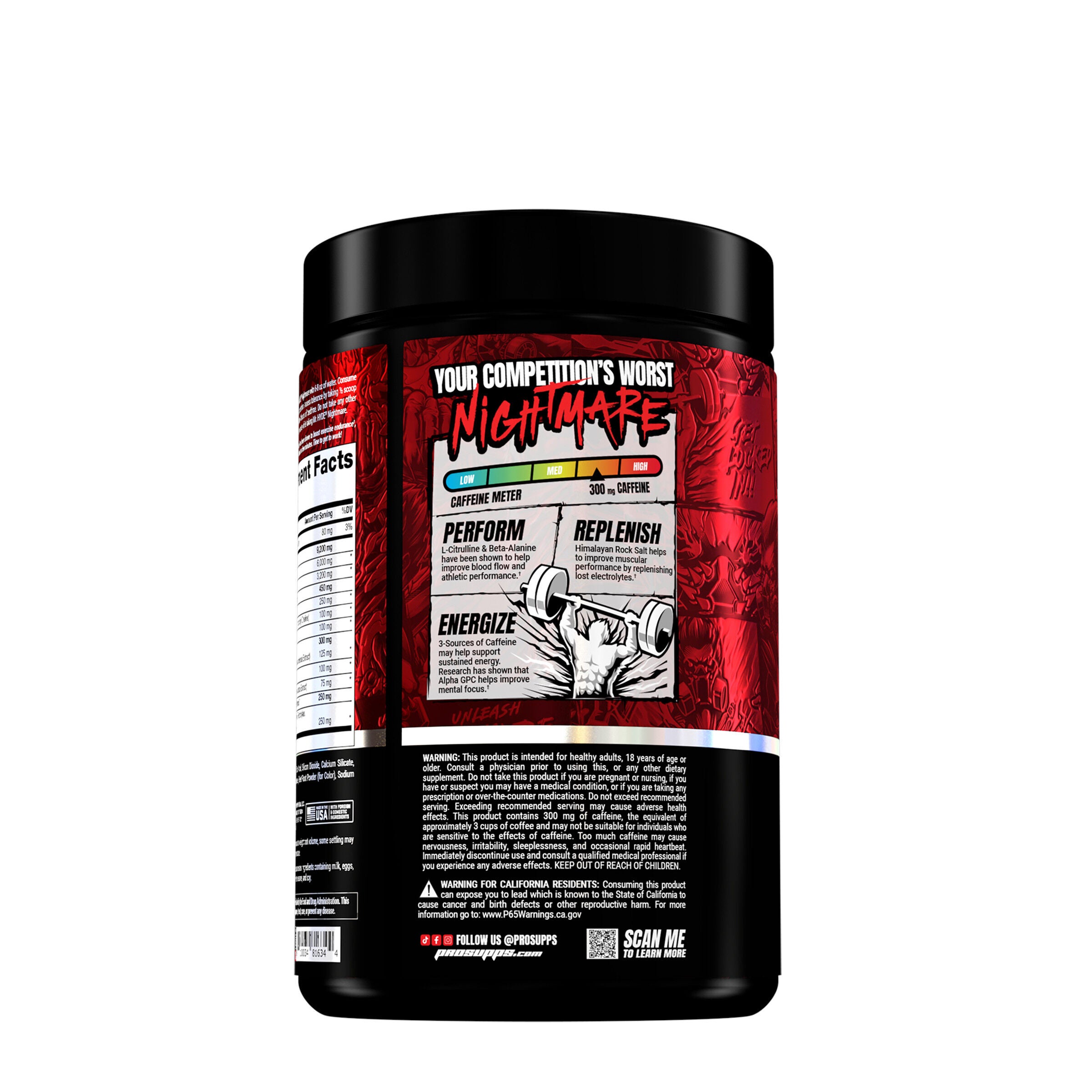 Mr. HYDE Nightmare Intense Energy Pre-Workout - Blood Berry (30 Servings) Blood Berry | GNC