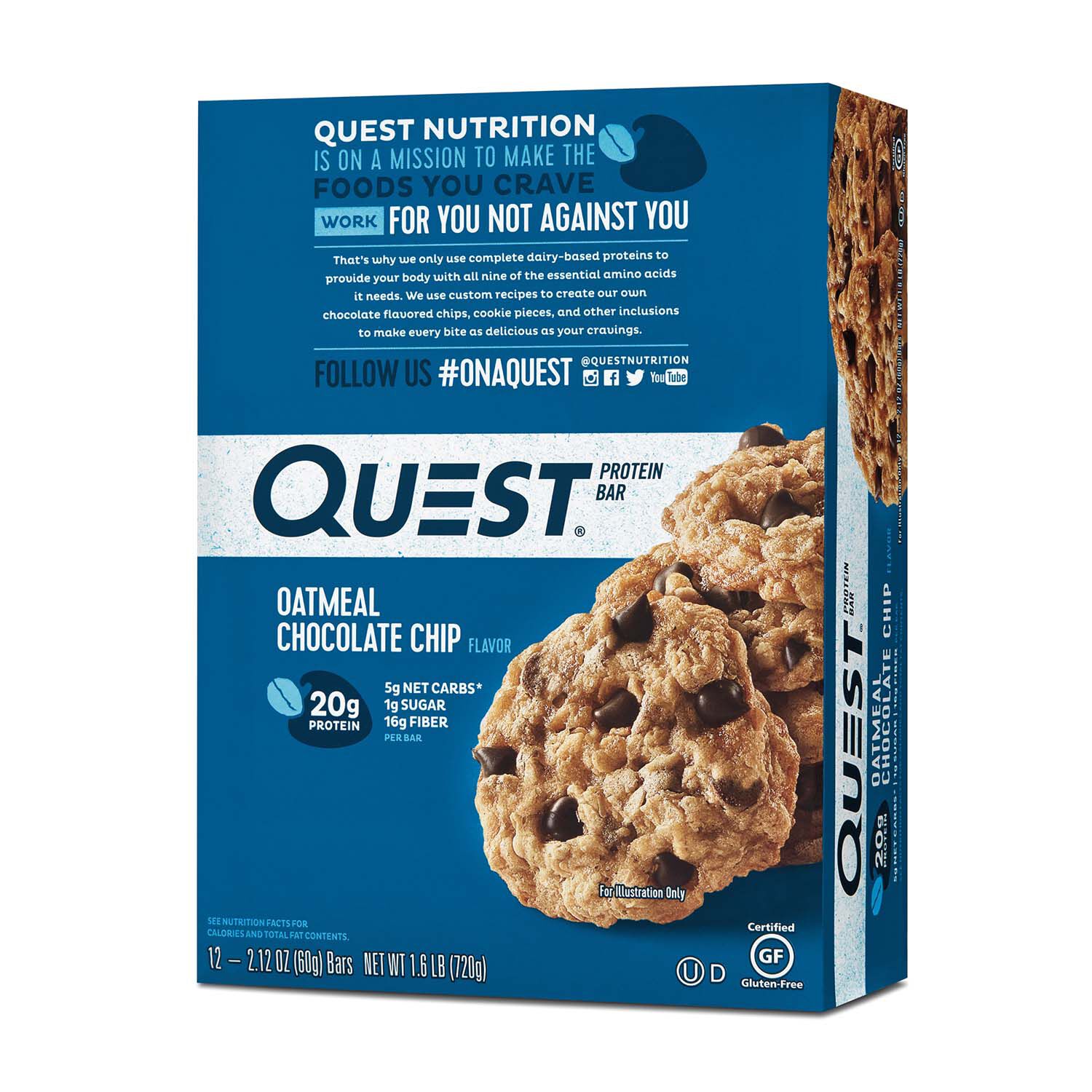 Quest® Quest Bar - Oatmeal Chocolate Chip | GNC
