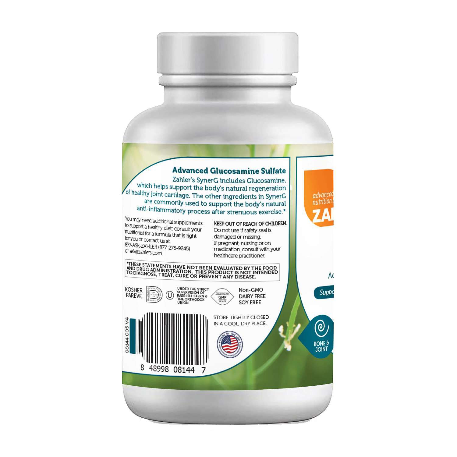 SynerG&trade; Advanced Glucosamine Sulfate - 120 Capsules (30 Servings)  | GNC