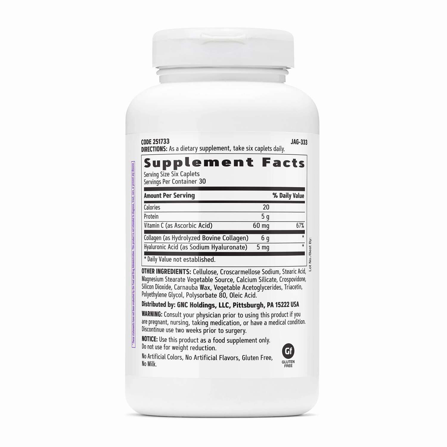 Collagen - 180 Caplets (30 Servings)