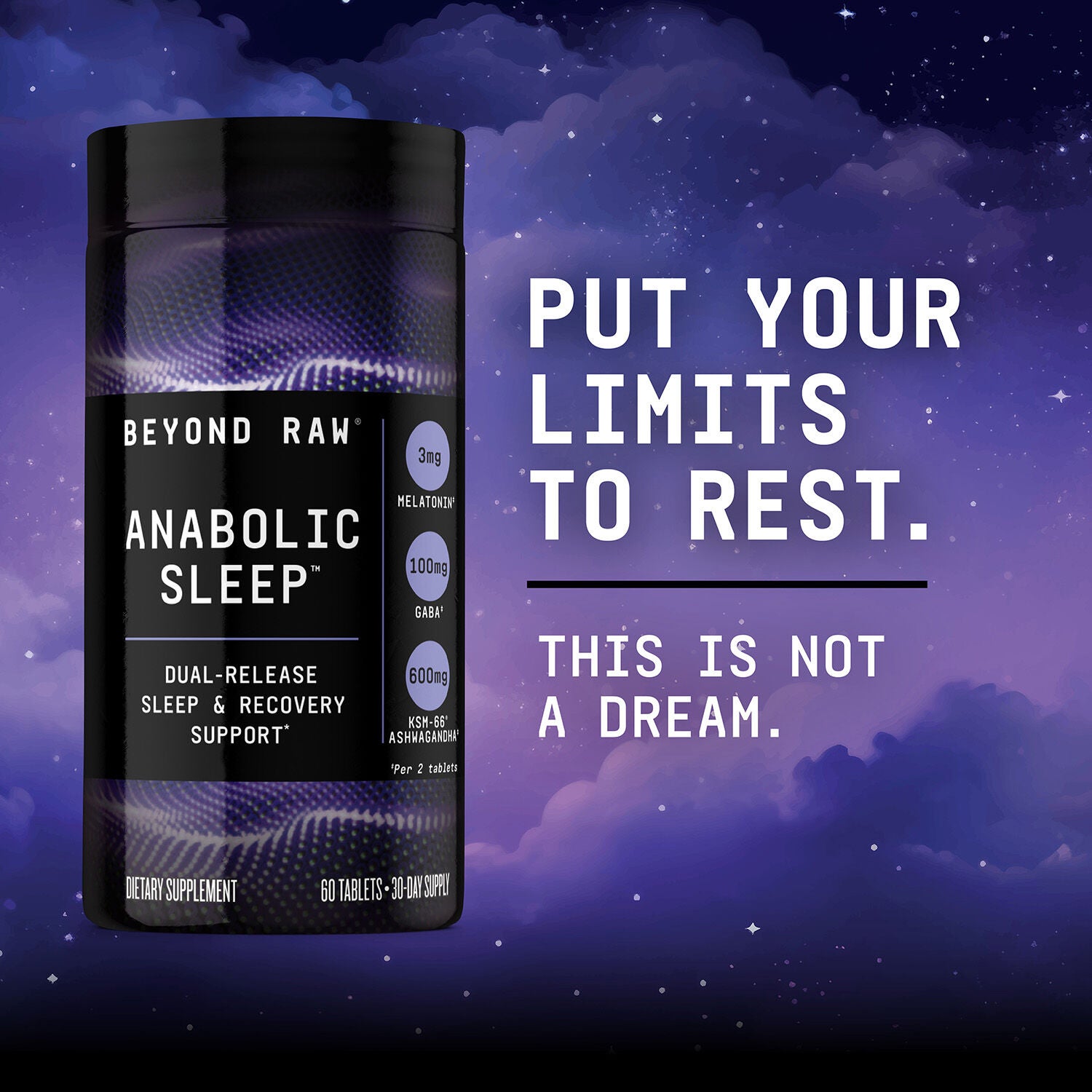 Anabolic Sleep™ - 60 Tablets (30 Servings)