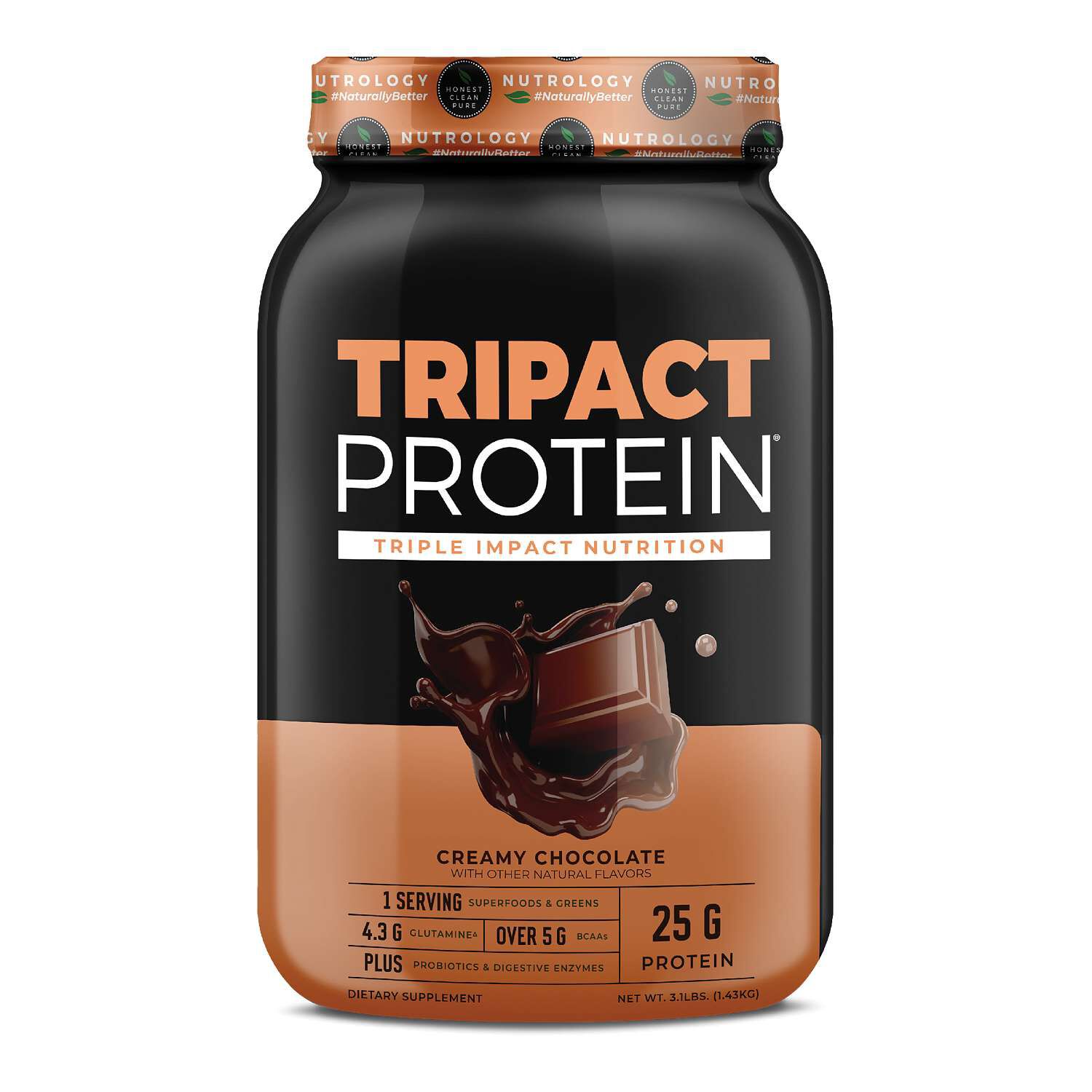 Tripact Protein - Creamy Chocolate (40 Servings)