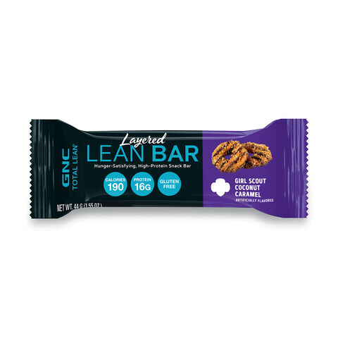 Layered Lean Bar - Girl Scout Coconut Caramel &#40;9 Bars&#41; Girl Scout Coconut Caramel | GNC