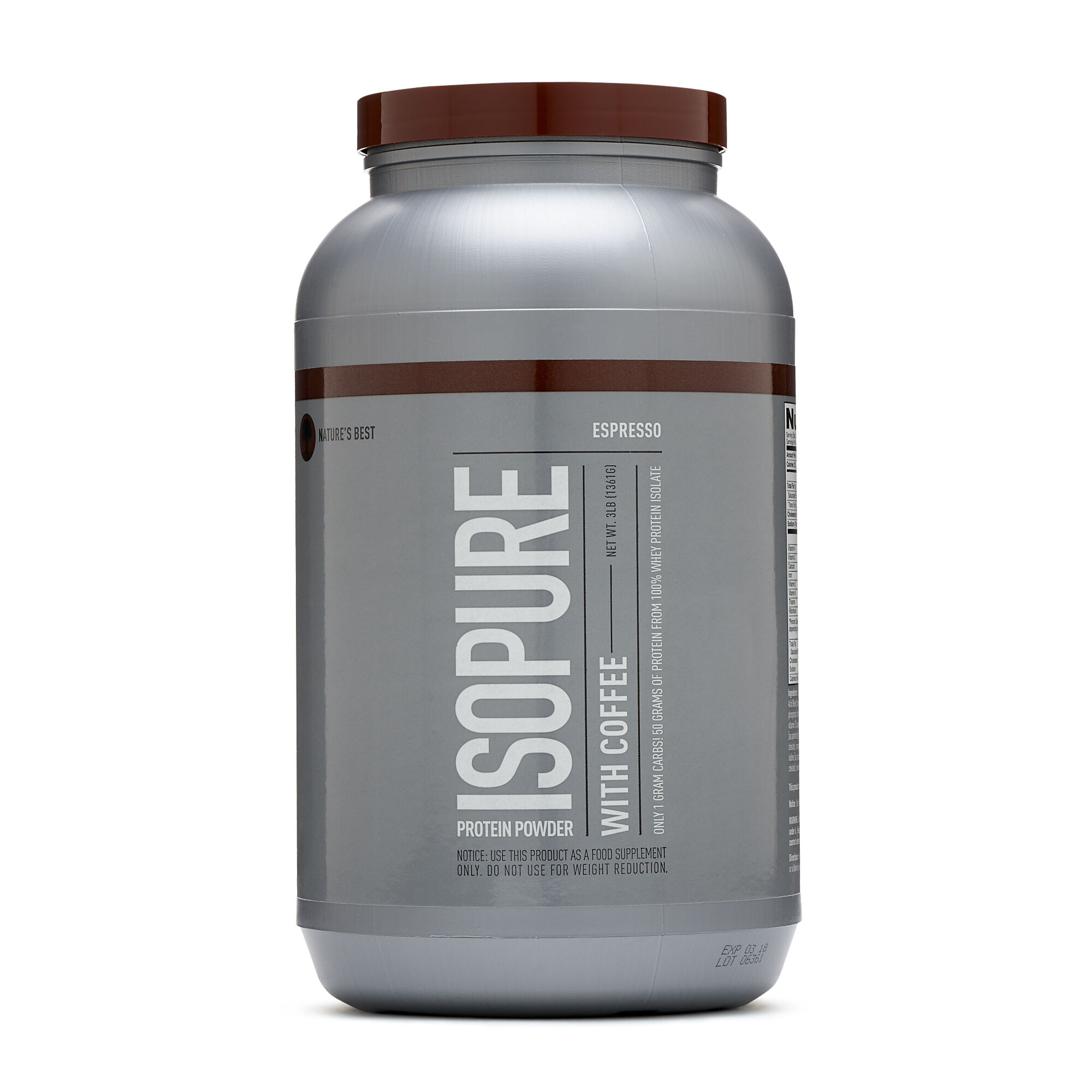 Isopure With Coffee Protein Powder 40g Protein 3 Lb Espresso 