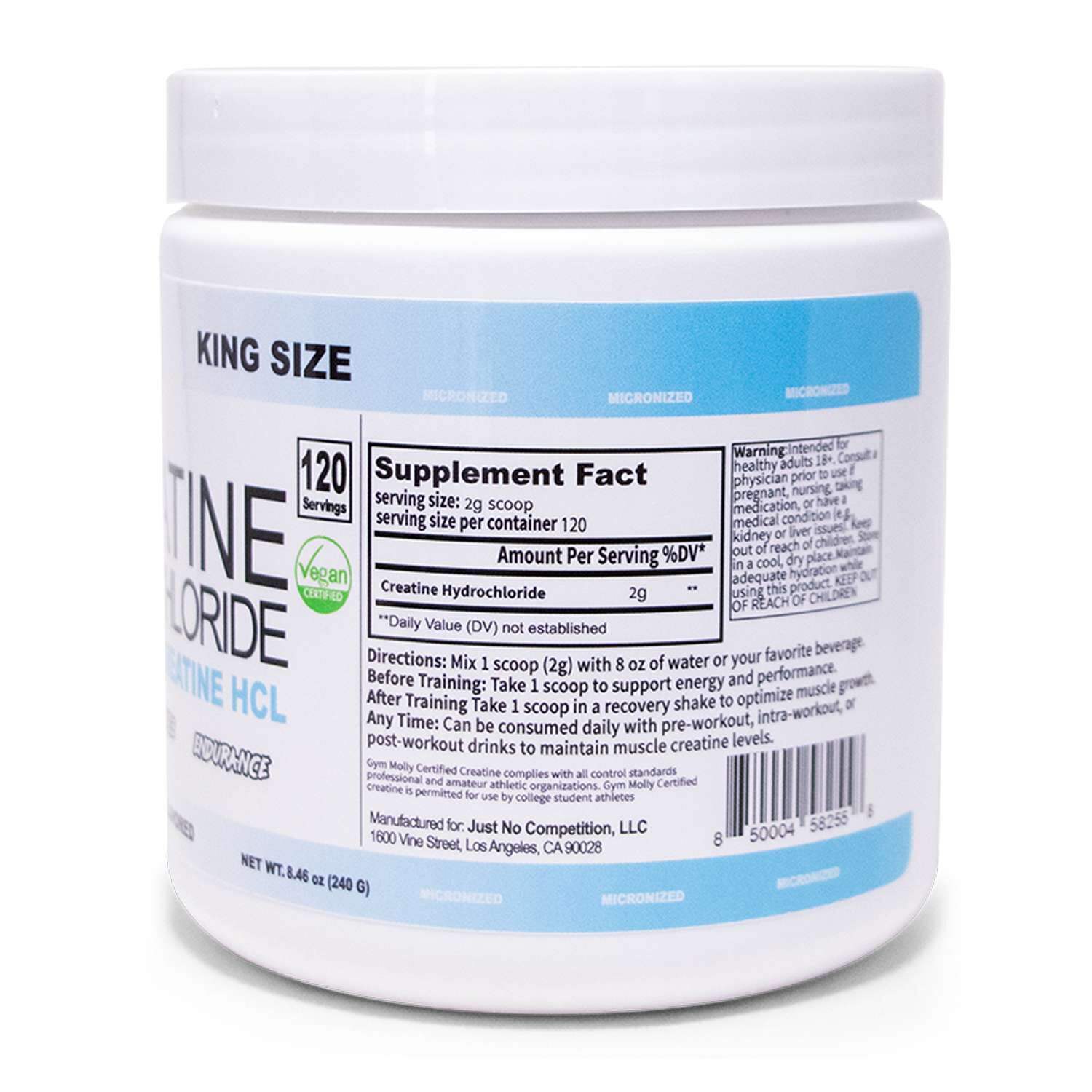 Pure Creatine HCL (120 Servings)  | GNC