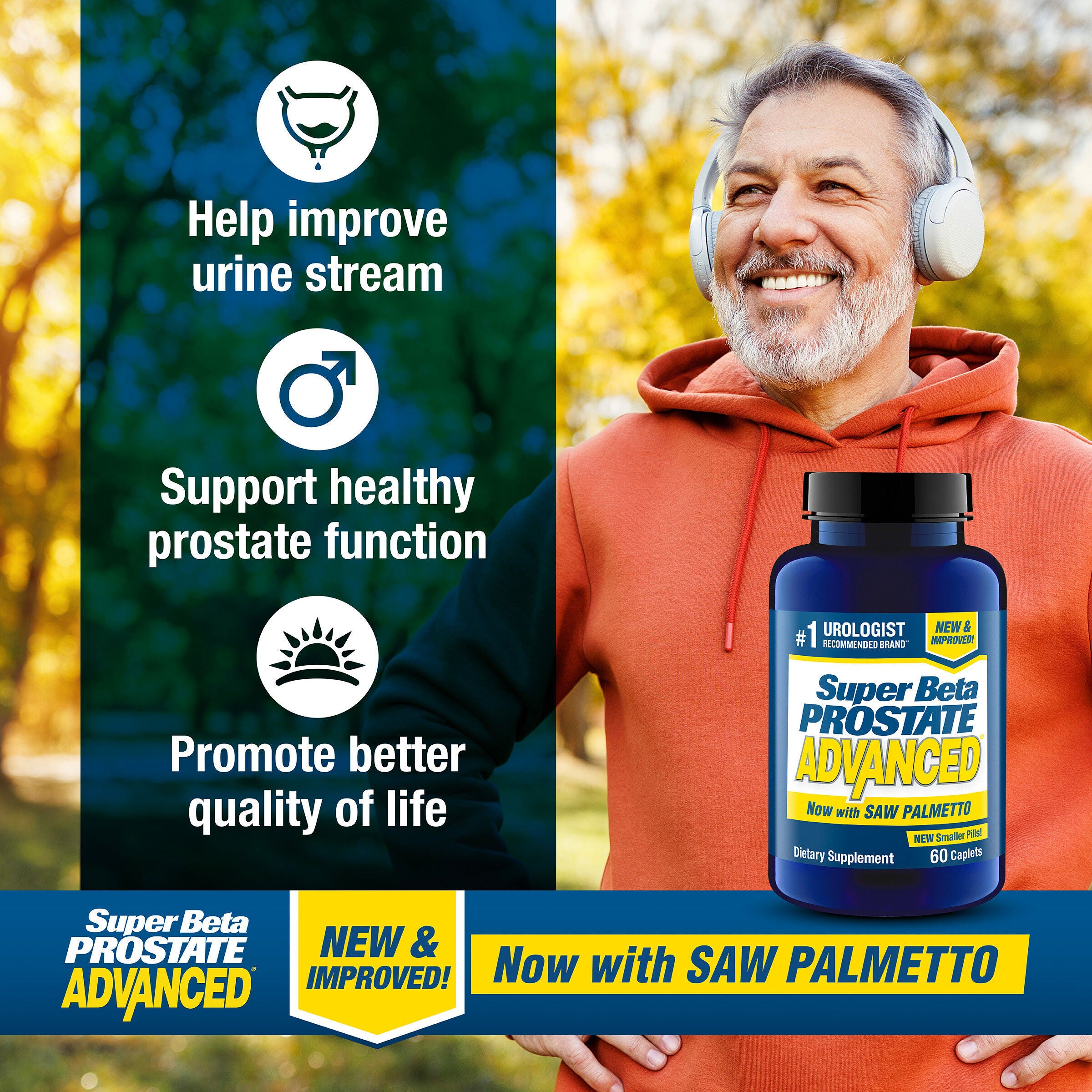Super Beta Prostate Advanced - 60 Caplets (30 Servings)  | GNC