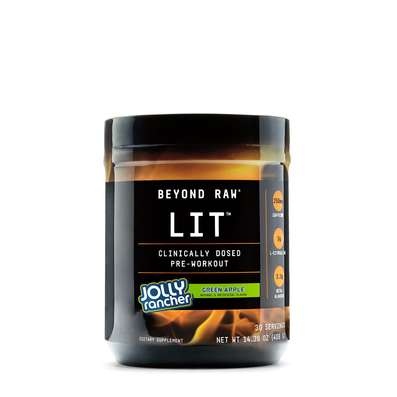 Beyond Raw Lit Jolly Rancher Green Apple Gnc