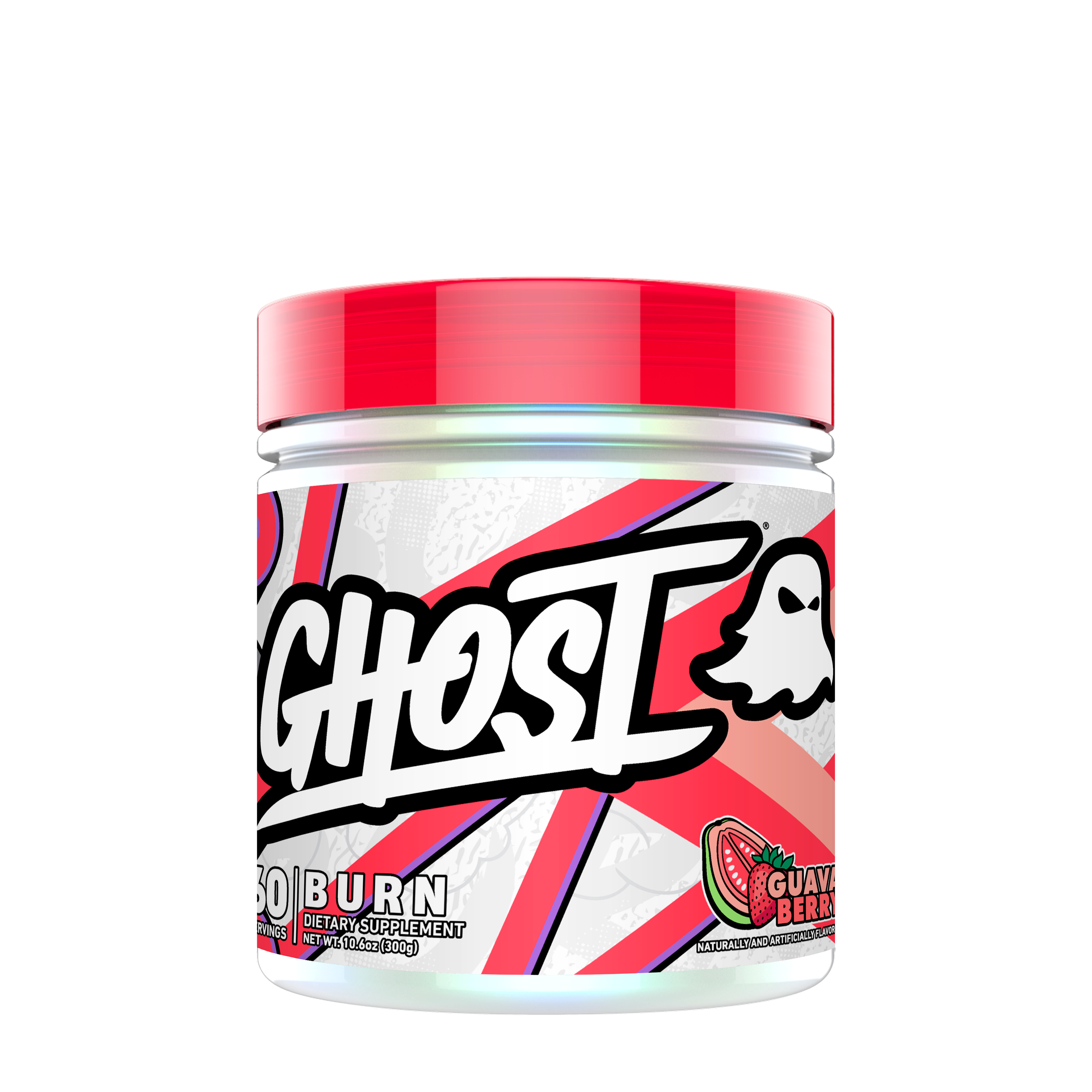 GHOST Burn Vegan - Guava Berry 10.6 Oz. (60 Servings)