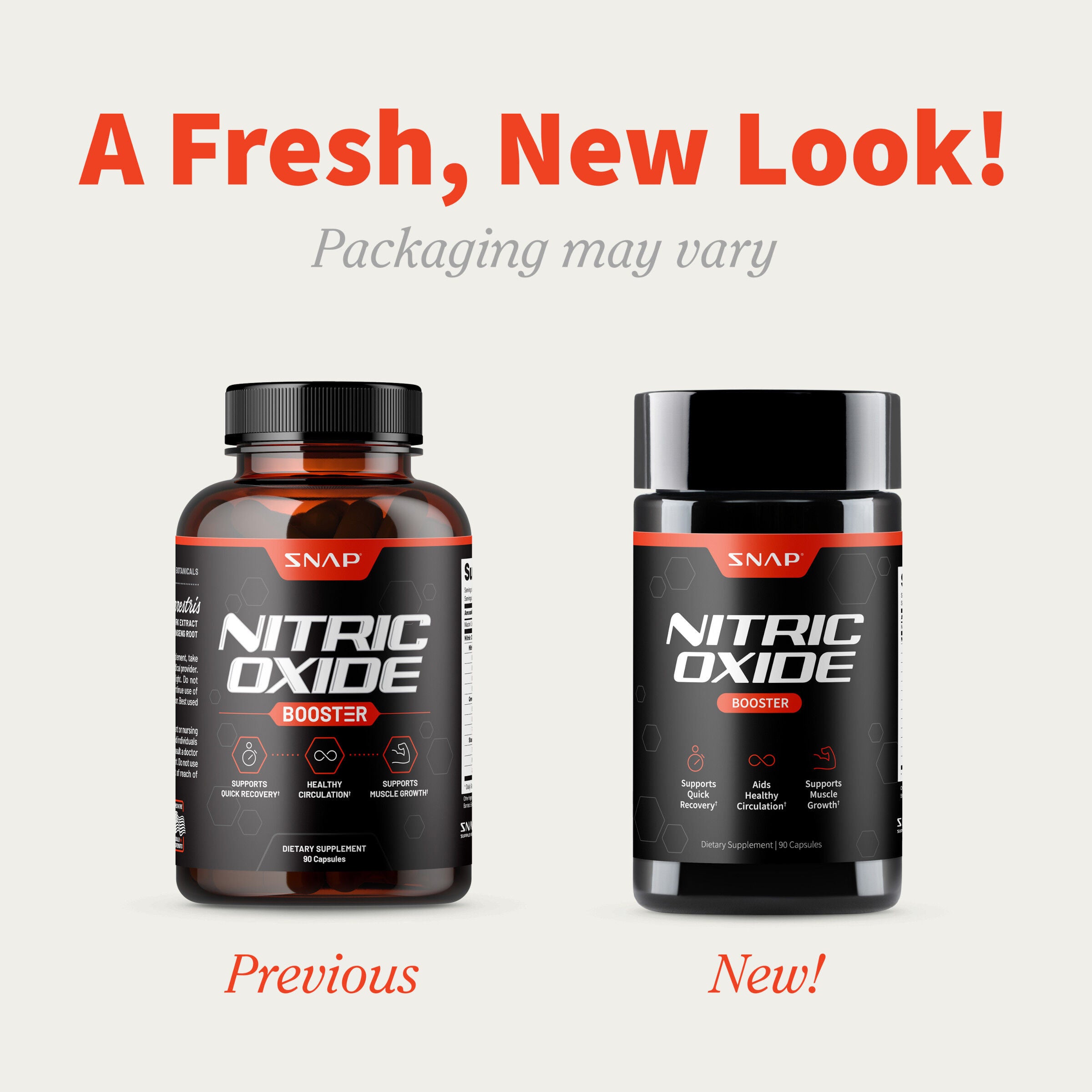 Nitric Oxide Booster - 90 Capsules (90 Servings)  | GNC