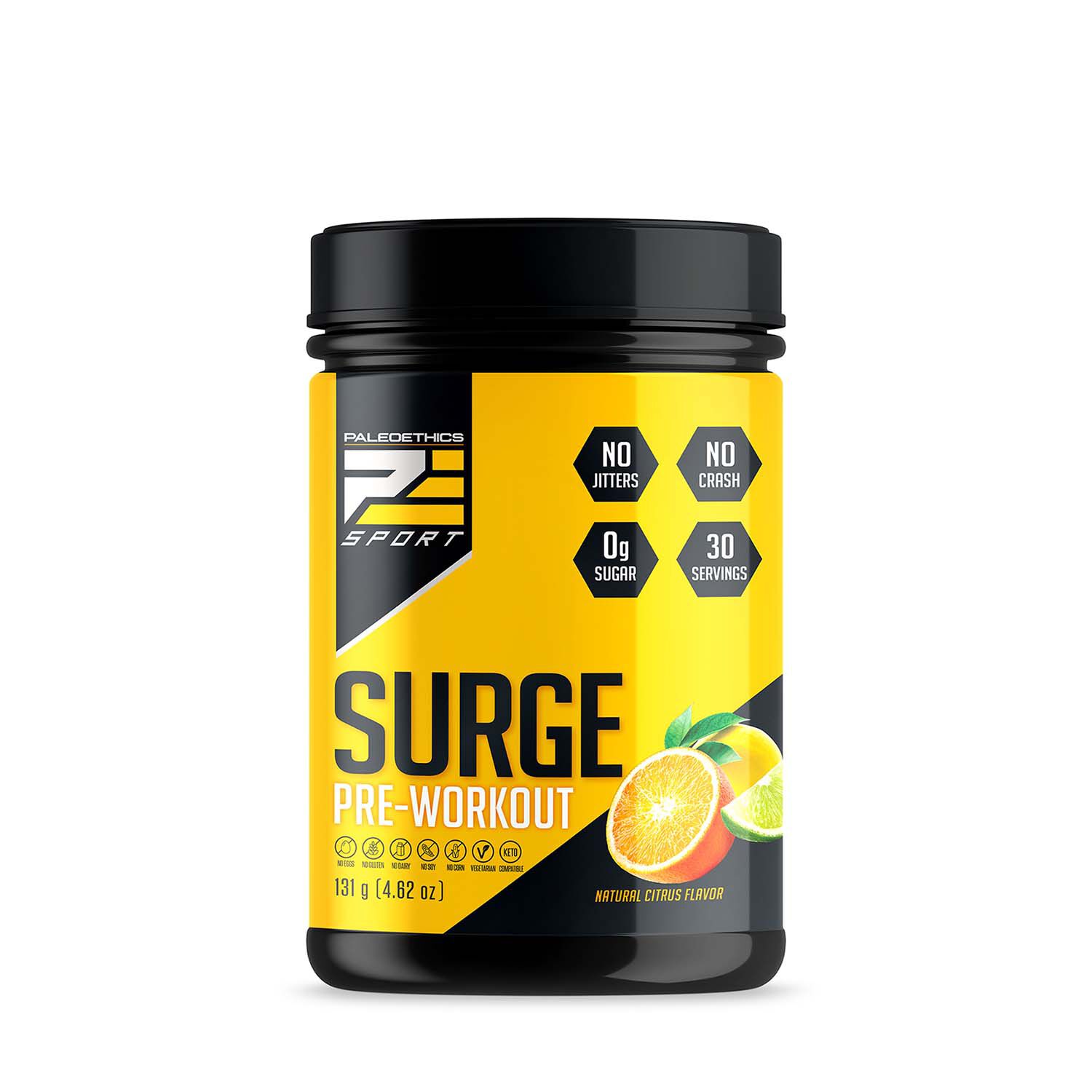 Paleoethics Surge Pre Workout Citrus Gnc