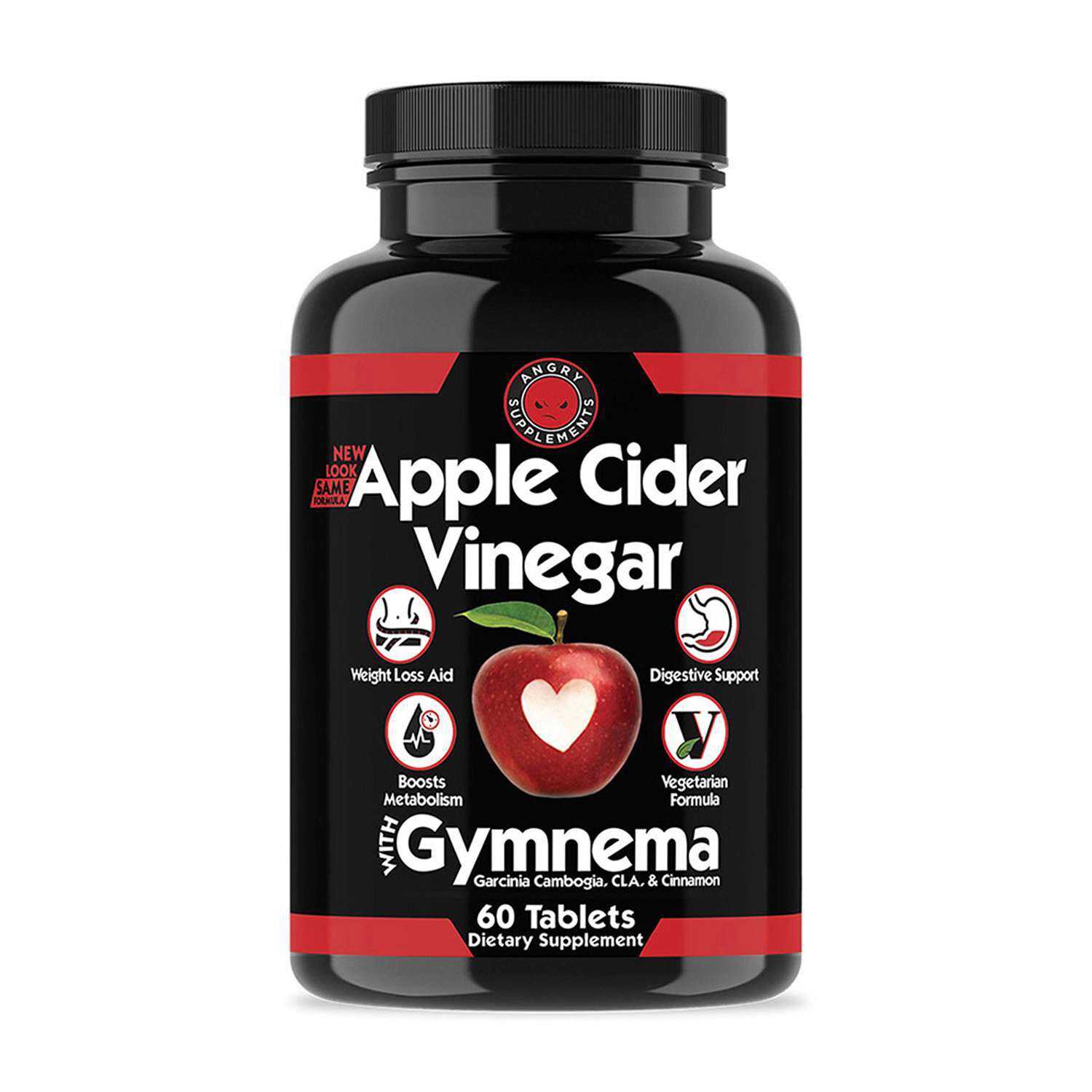 Apple Cider Vinegar with Gymnema - 60 Tablets (30 Servings)  | GNC