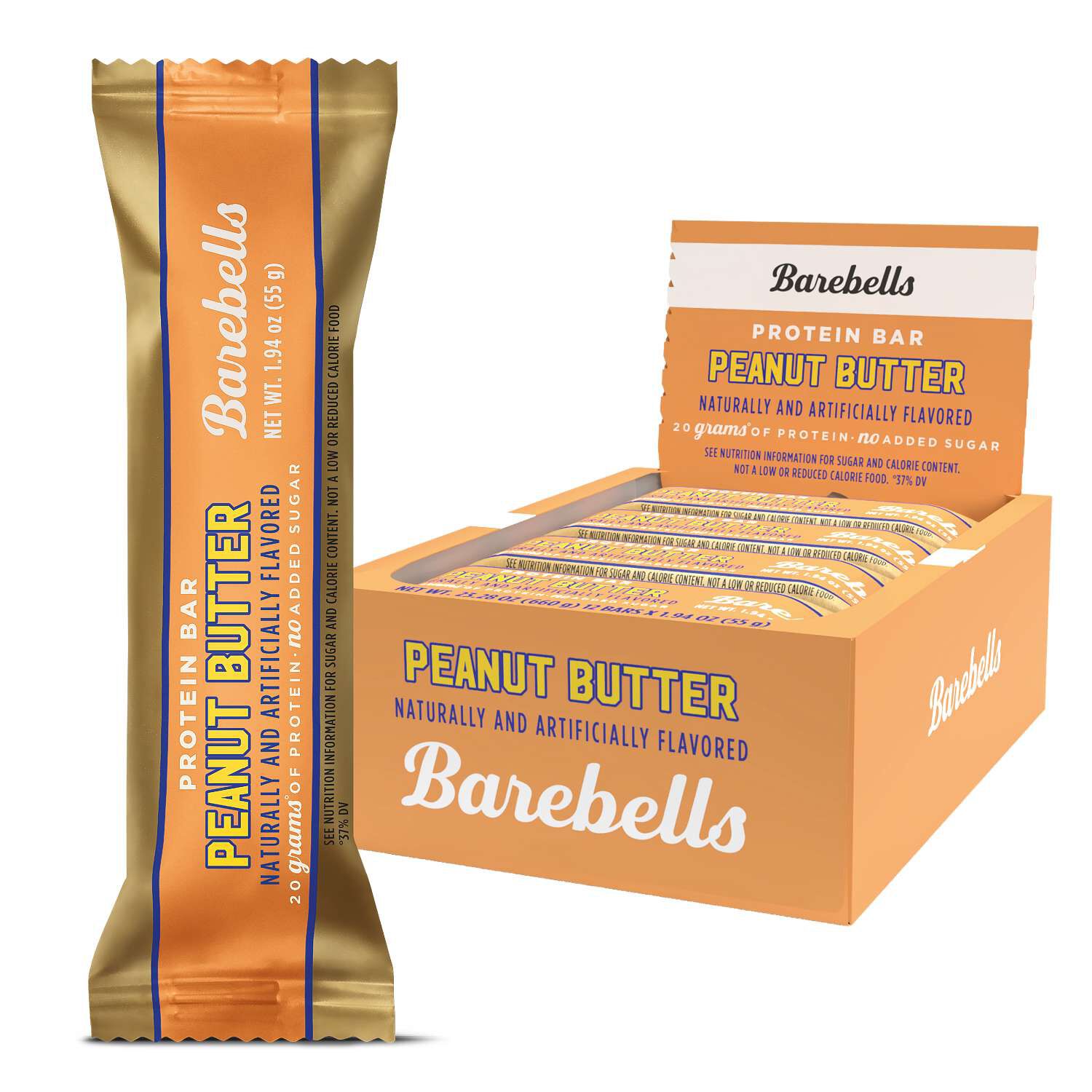 Protein Bar - Peanut Butter (12 Bars) Peanut Butter | GNC